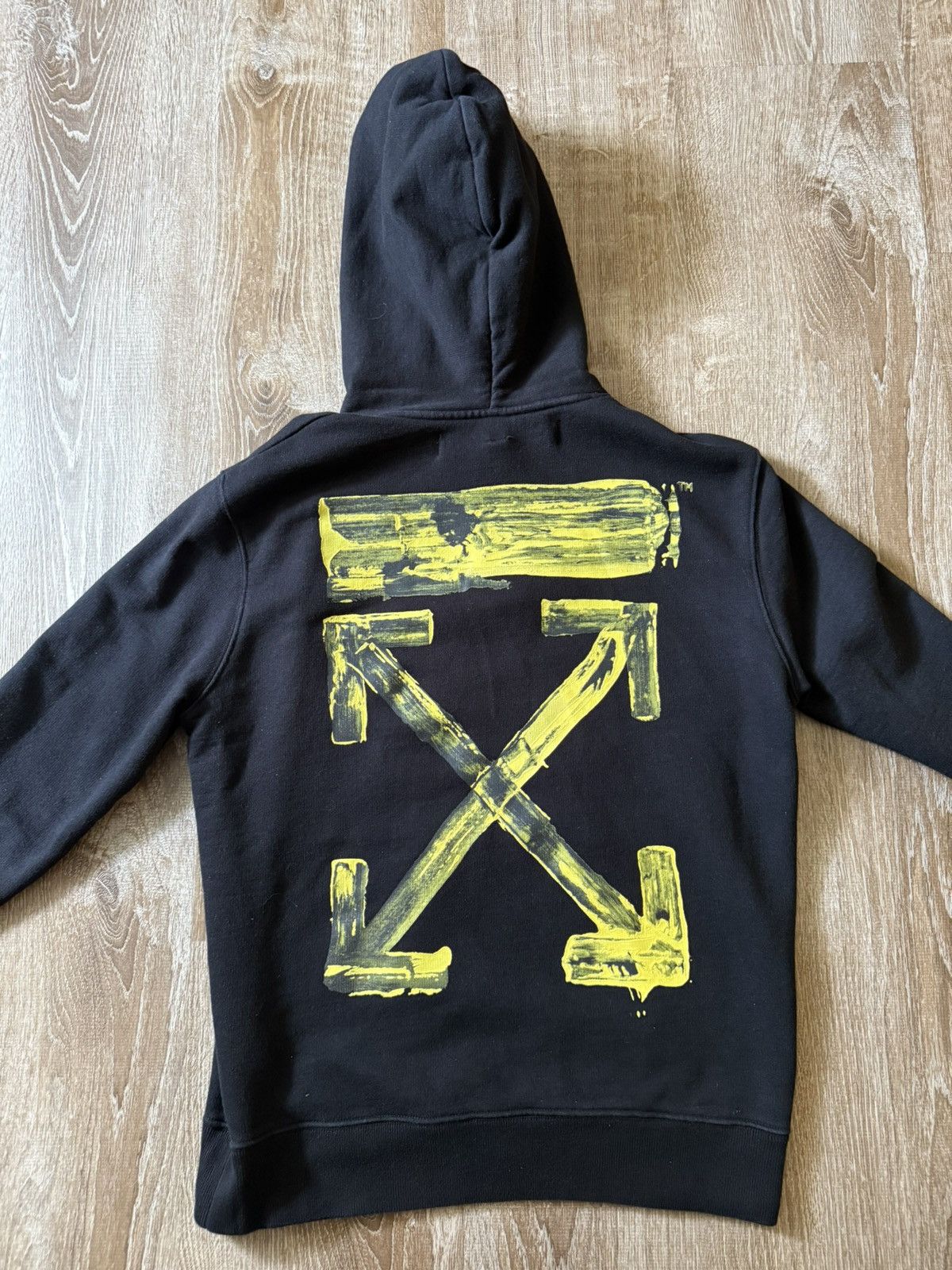 Off-White Off-White Oversized Acrylic Arrows Hoodie Size US S / EU 44-46 / 1 - 1 Thumbnail