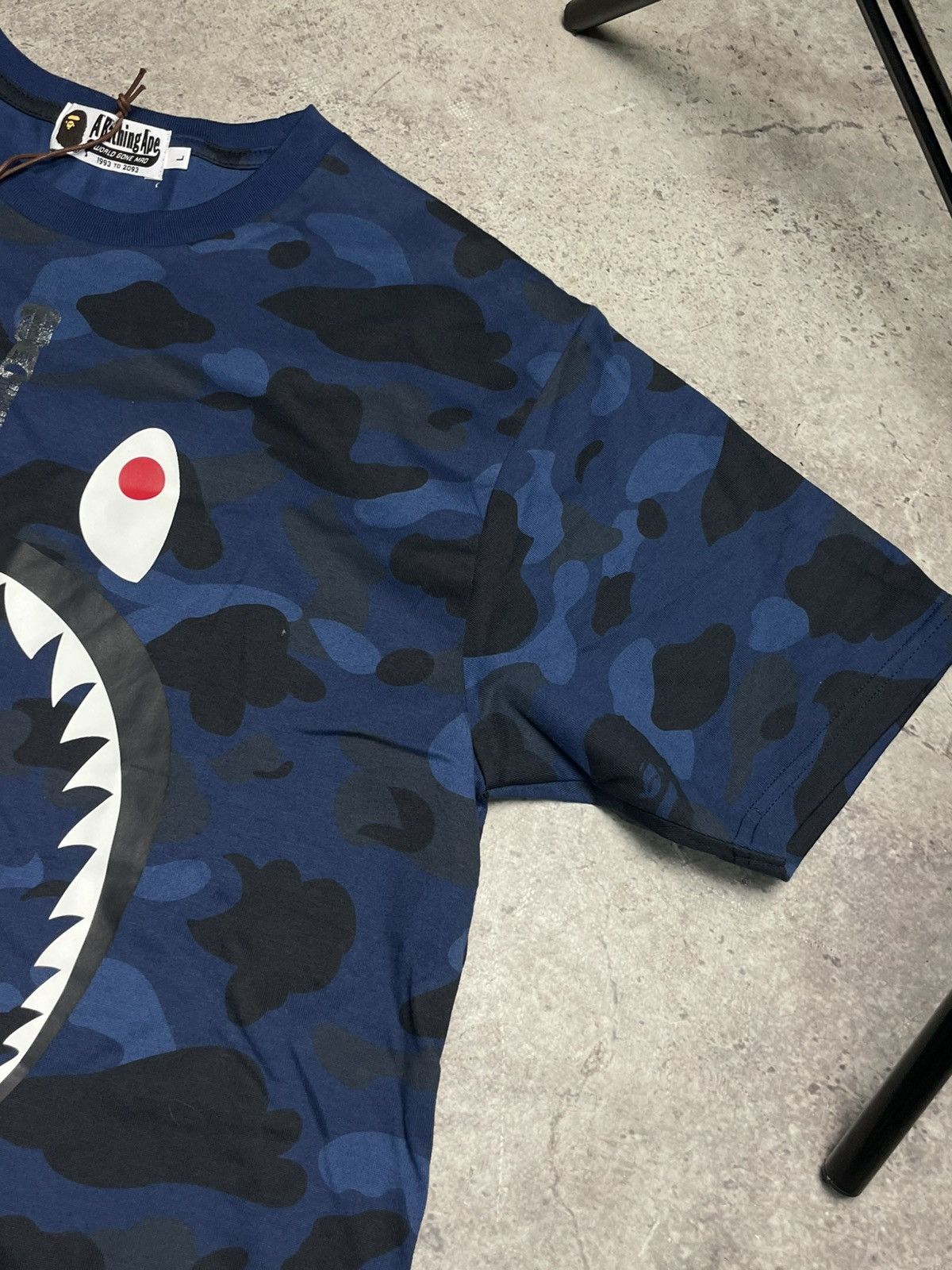 Bape BAPE Shark T-shirt navy Size US L / EU 52-54 / 3 - 5 Thumbnail