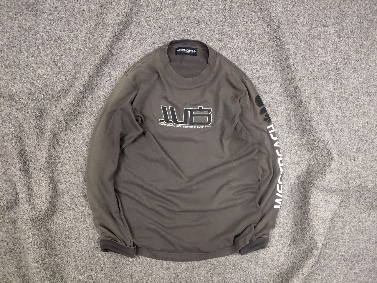 Westbeach Vintage Westbeach Skateboard Surf Graphic Faded long sleeve Size US S / EU 44-46 / 1 - 1 Thumbnail