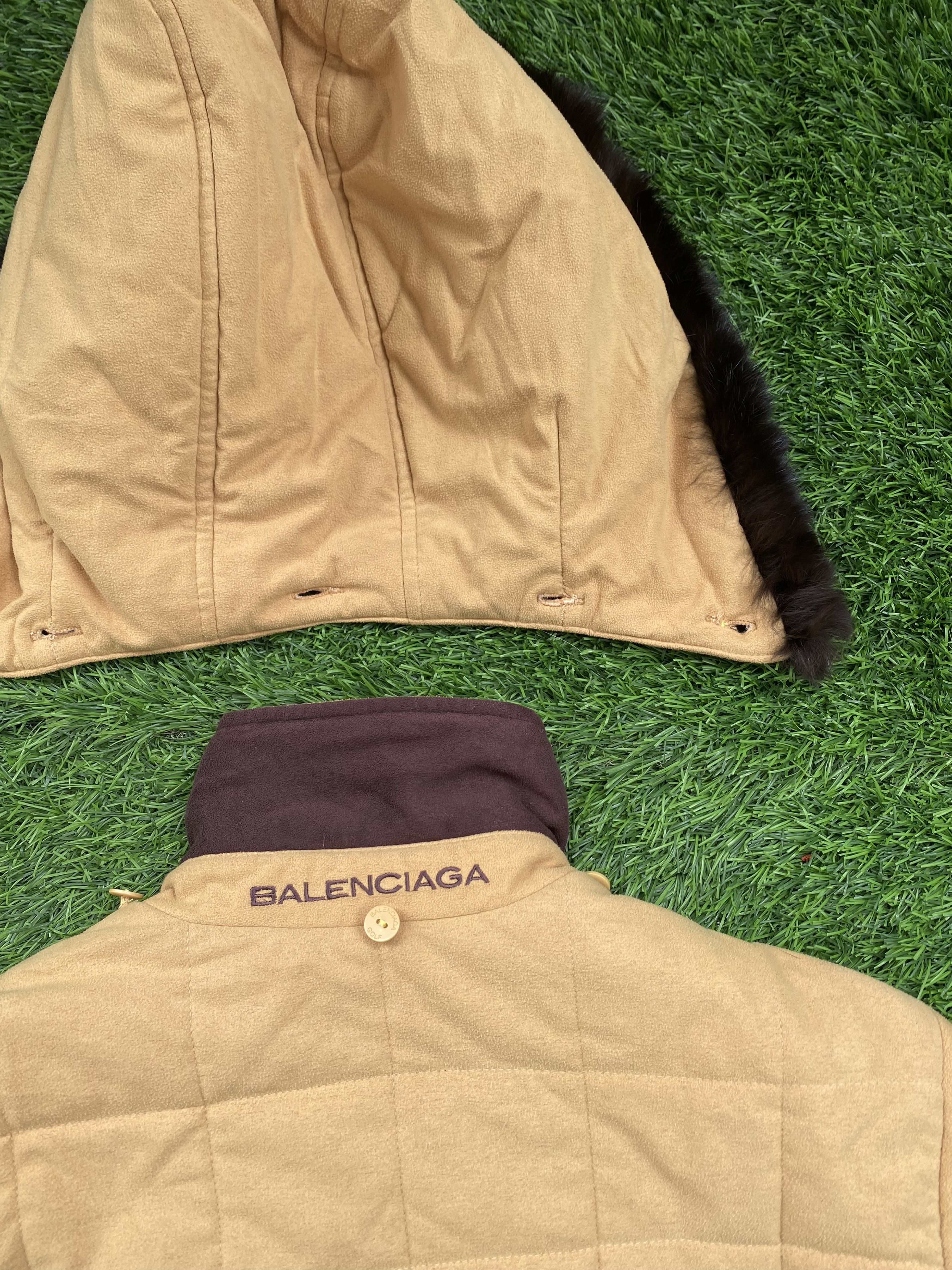 Balenciaga Vintage Balenciaga Puffer Fur Hoodie Jacket Size US M / EU 48-50 / 2 - 5 Thumbnail