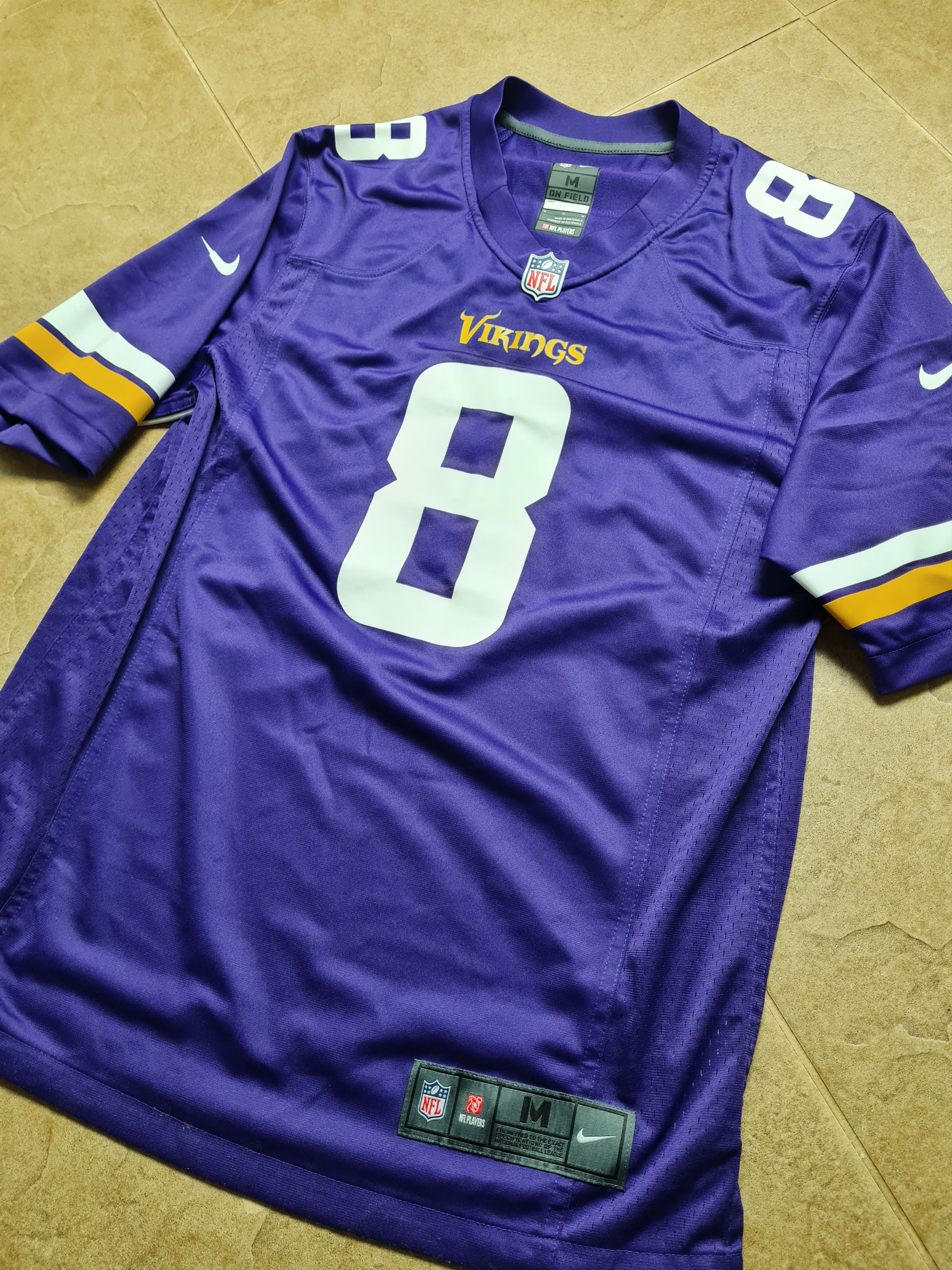 Nike Nike Jersey Shirt NFL USA Minnesota Vikings Sam Bradford #8 Size US M / EU 48-50 / 2 - 7 Thumbnail