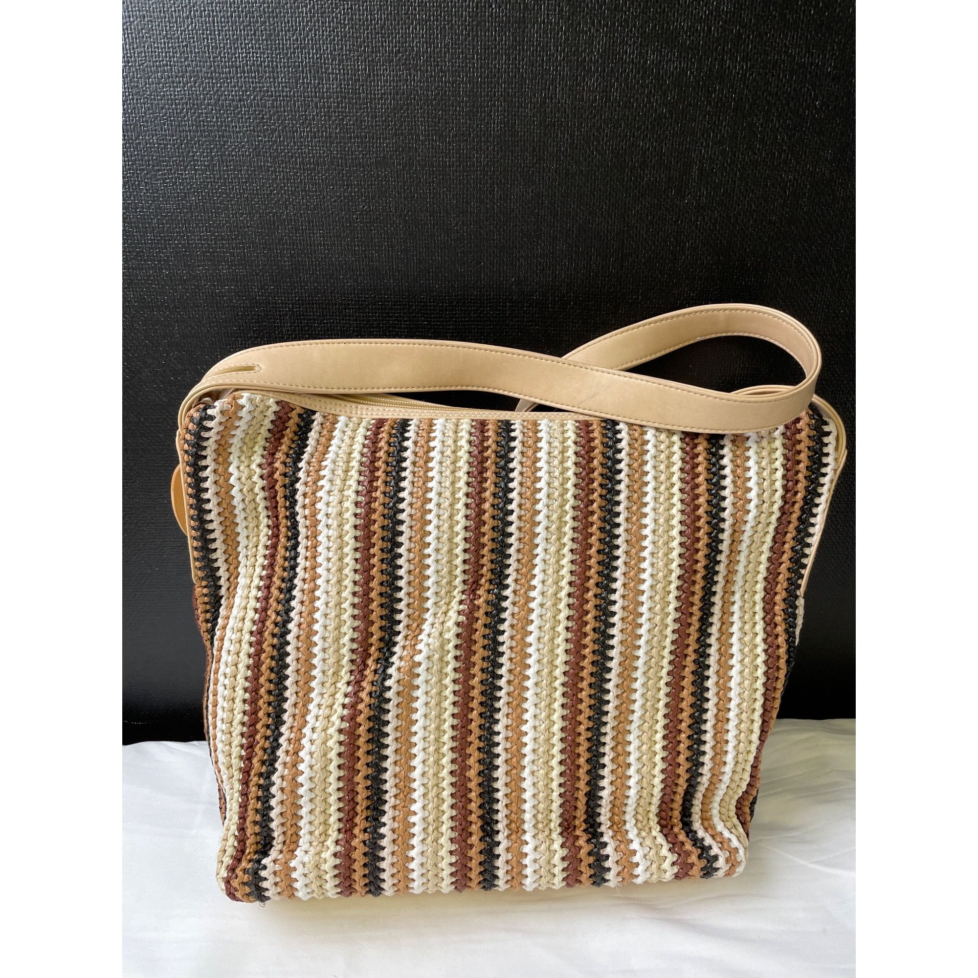 Other Stone Mountain Women's Crocheted Tan Multi Shoulder bag SKU Size ONE SIZE - 1 Thumbnail