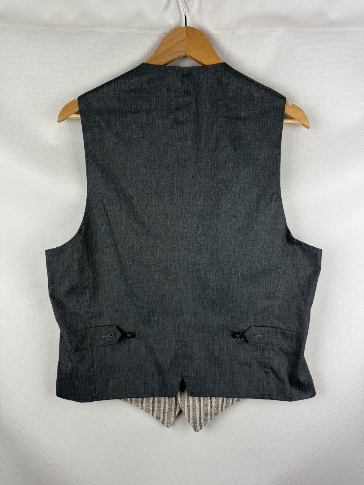Suitsupply Suitsupply Amsterdam Silk Linen Sleeveless Vest Waistcoat Size 40R - 10 Thumbnail