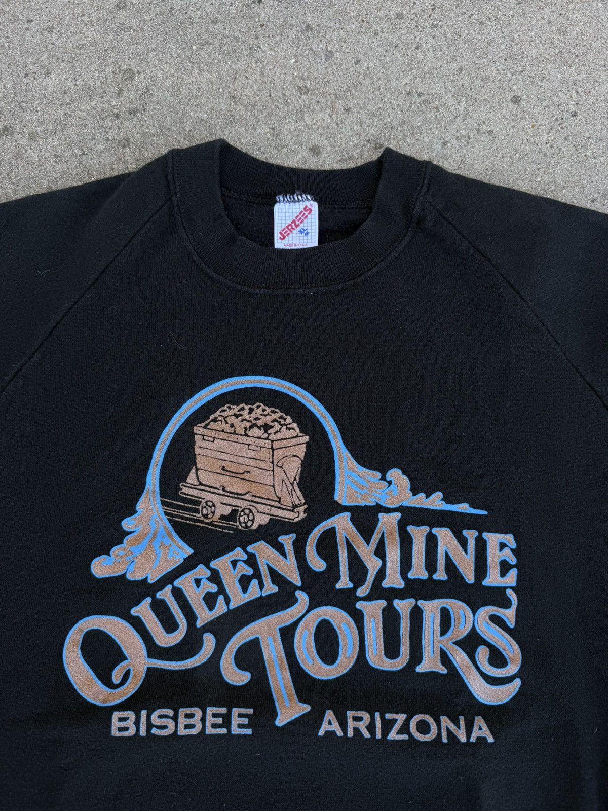 Jerzees Vintage Queen Mine Tours Arizona Sweatshirt Jerzees USA XL Size US XL / EU 56 / 4 - 3 Thumbnail