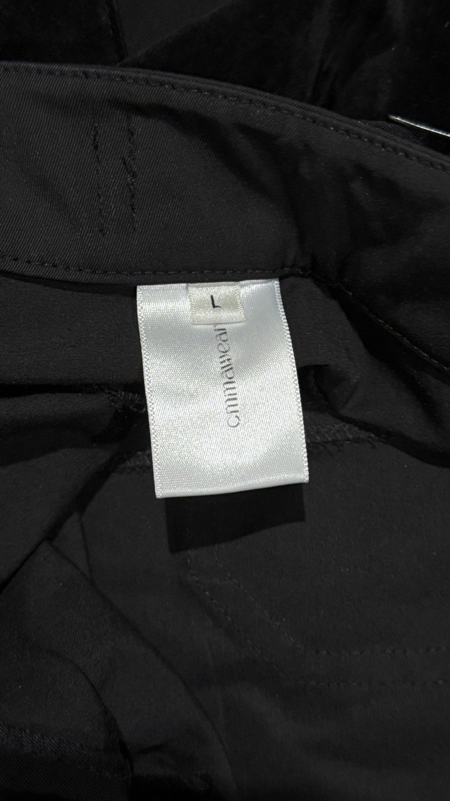 CMMAWEAR CMMAWEAR Black Snapped Hem Cargo Pants Size US 36 / EU 52 - 8 Thumbnail