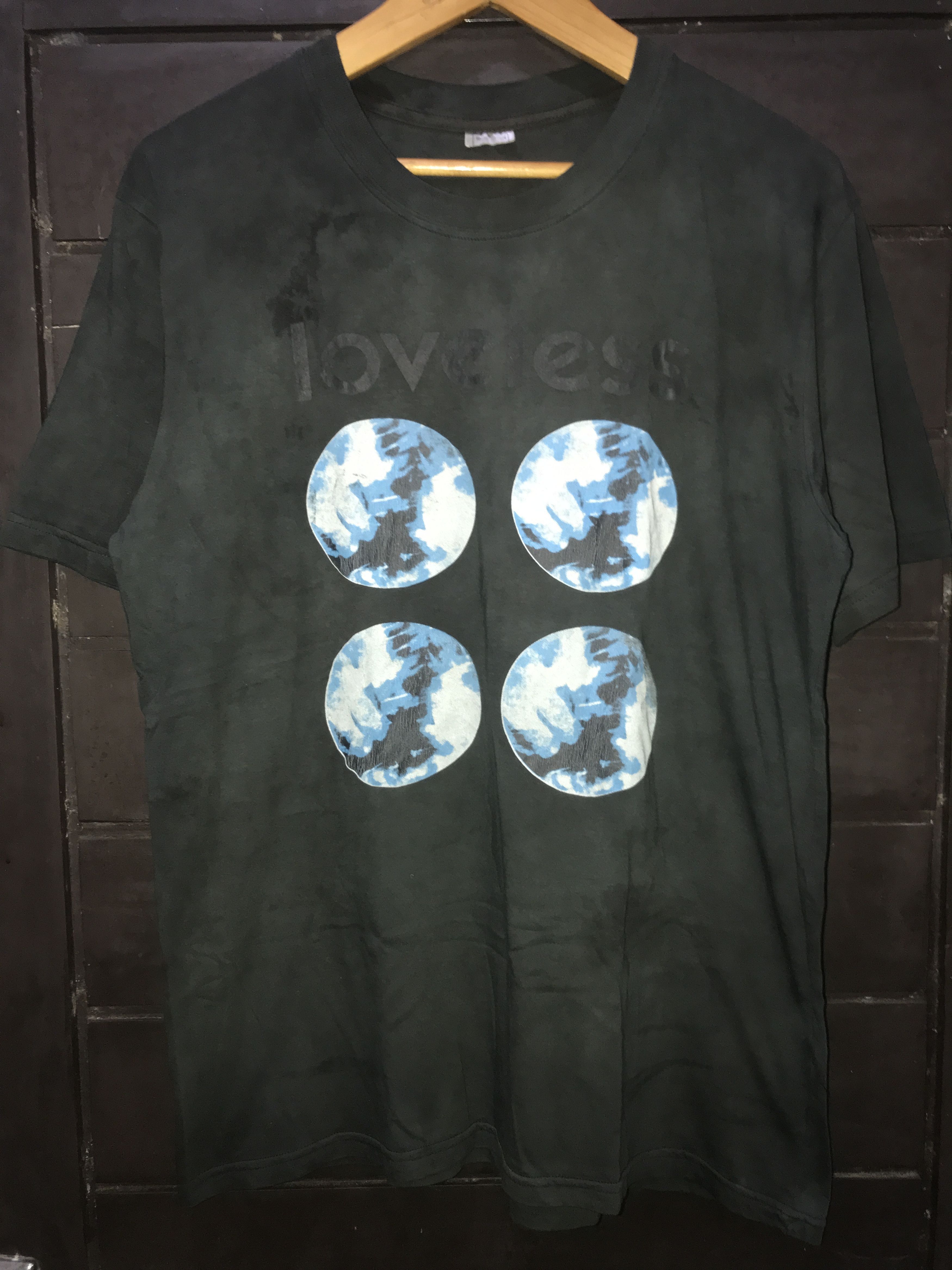 image of Vintage My Bloody Valentine Loveless Shirt in Faded Black, Men's (Size Large)