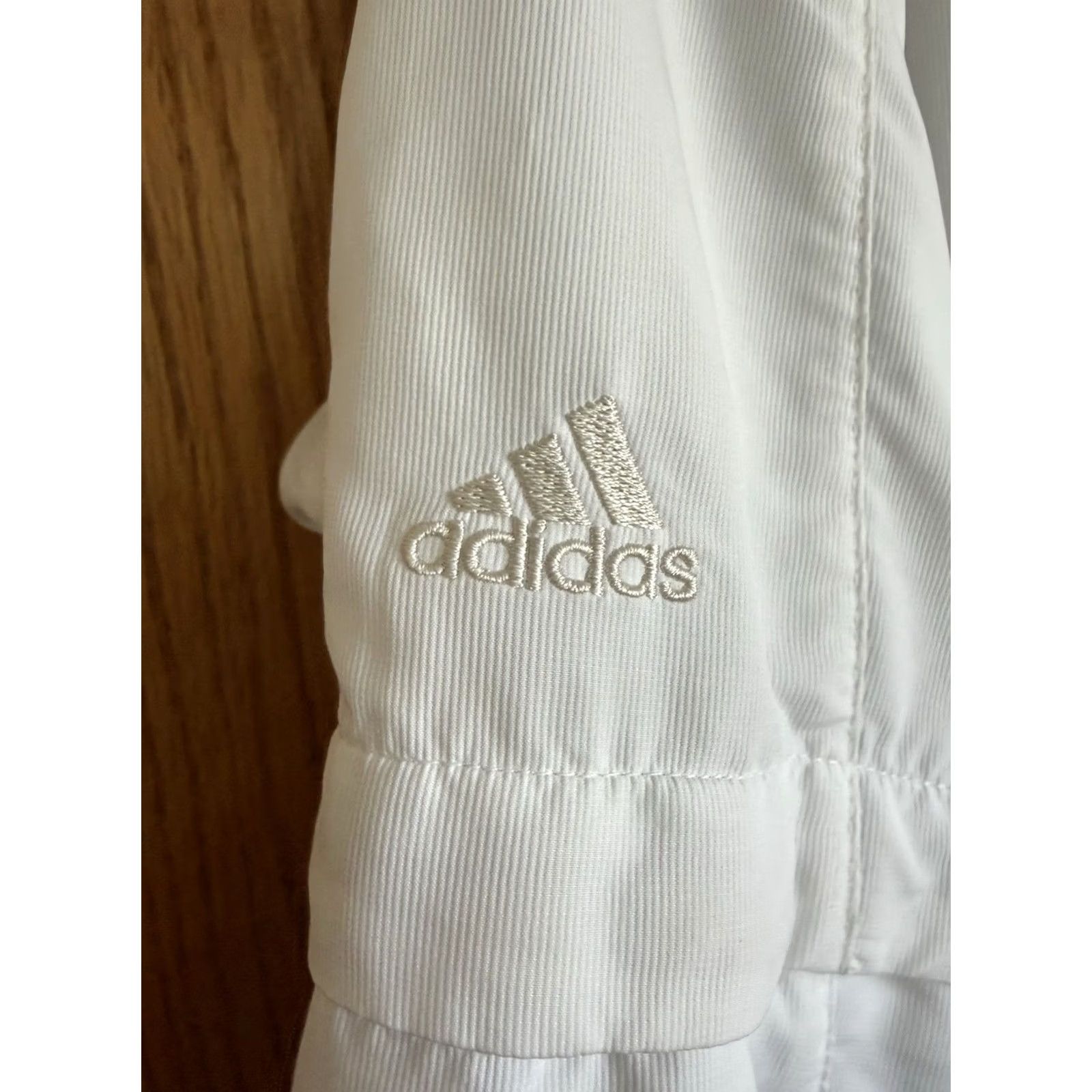 Adidas Adidas Mens Climaproof Jacket Medium Ivory Beige Golf Run Sports Athleisure Size US M / EU 48-50 / 2 - 3 Thumbnail