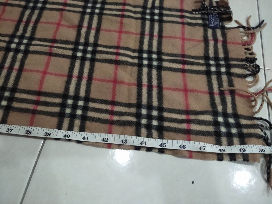 Burberry Vintage burberry nova check scarf made in England Grailed