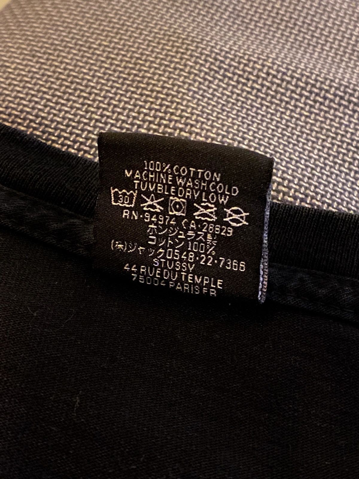 Stussy × Vintage VINTAGE Y2K STUSSY BIG LOGO T-SHIRT TEE Size US M / EU 48-50 / 2 - 6 Thumbnail