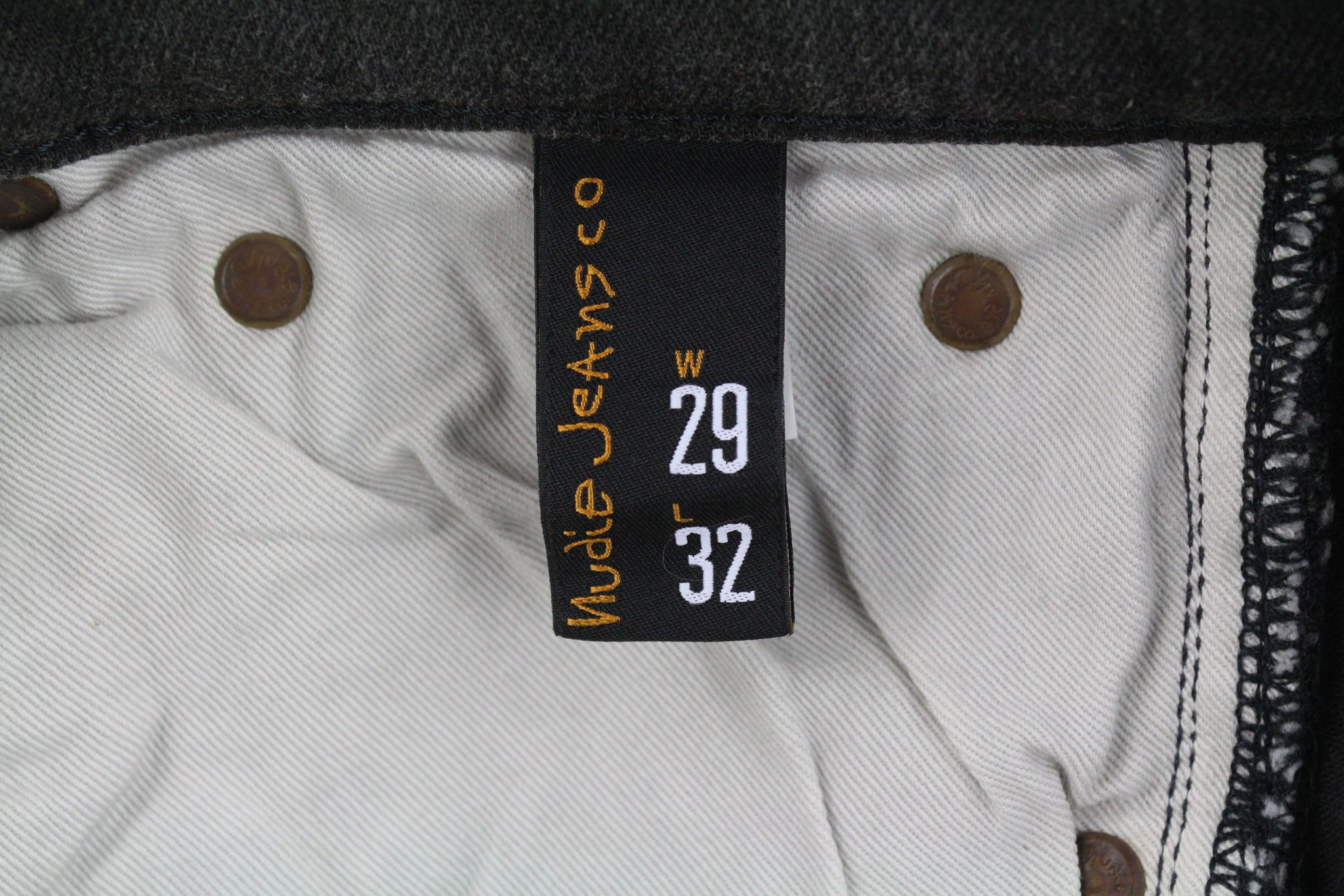 Nudie Jeans PIPE LED W29/L32 Grey Marble Organic Skinny Zipper 81916 Size US 29 - 7 Thumbnail