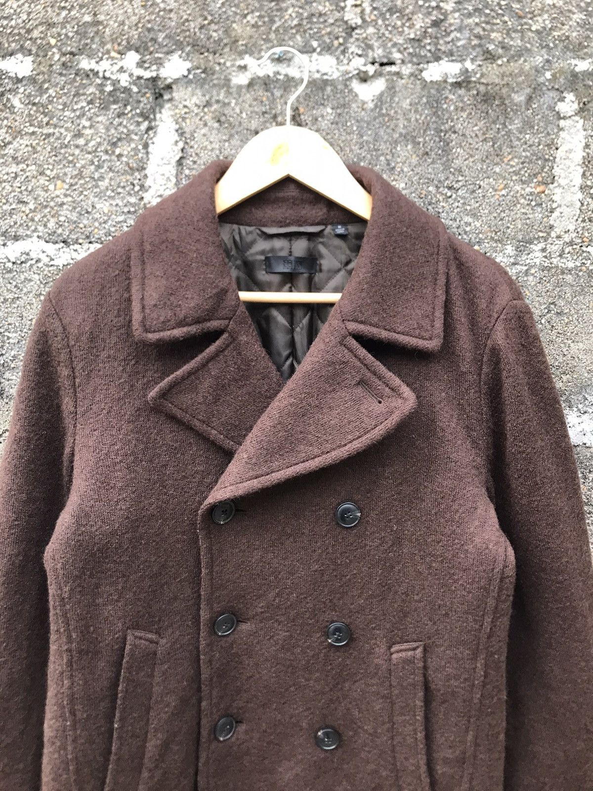 Japanese Brand 🌟Uniqlo Wool Double Breasted Peacoat Size US M / EU 48-50 / 2 - 4 Thumbnail