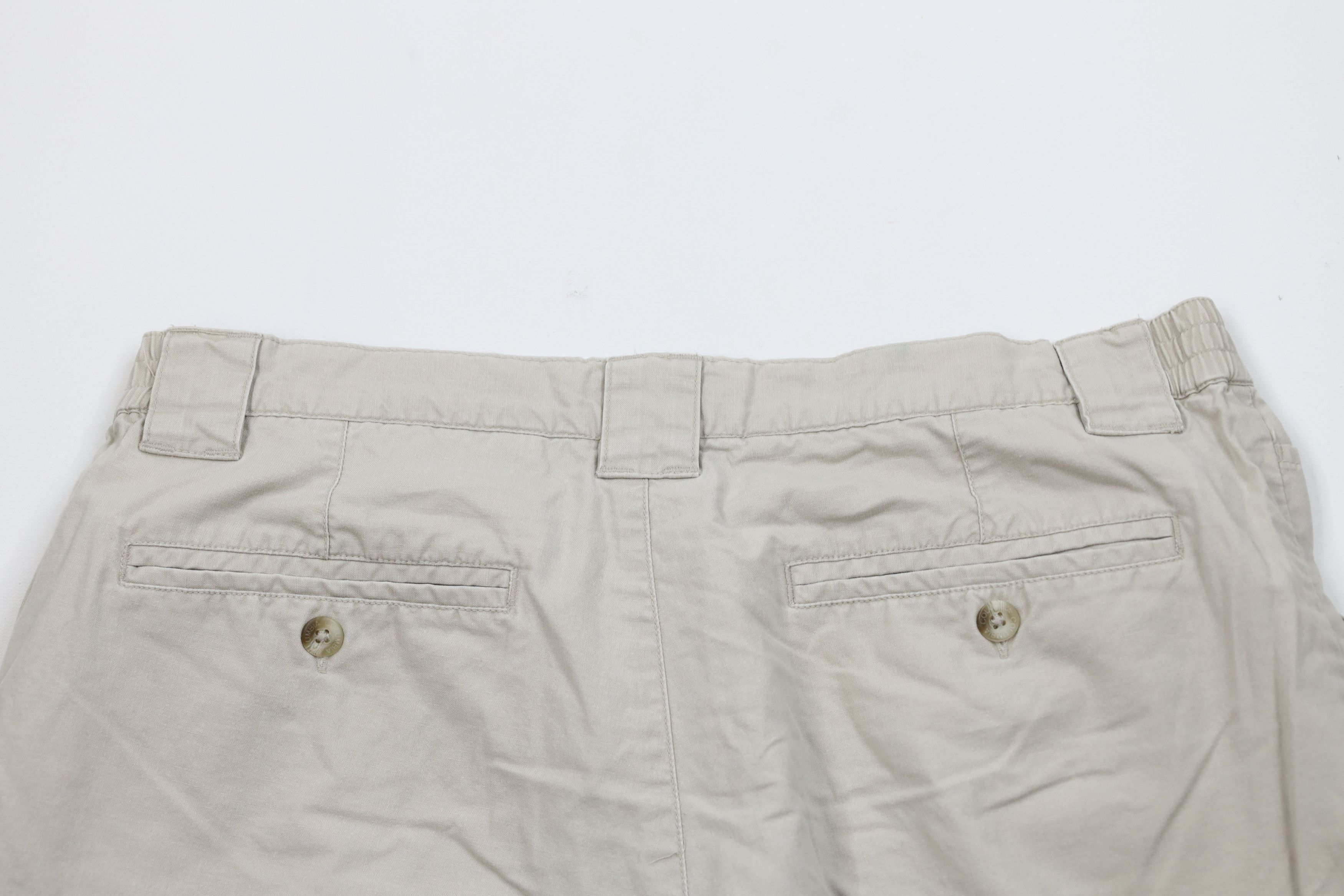 Columbia Vintage Columbia Above Knee Trekking Cargo Shorts Beige Size US 36 / EU 52 - 10 Thumbnail