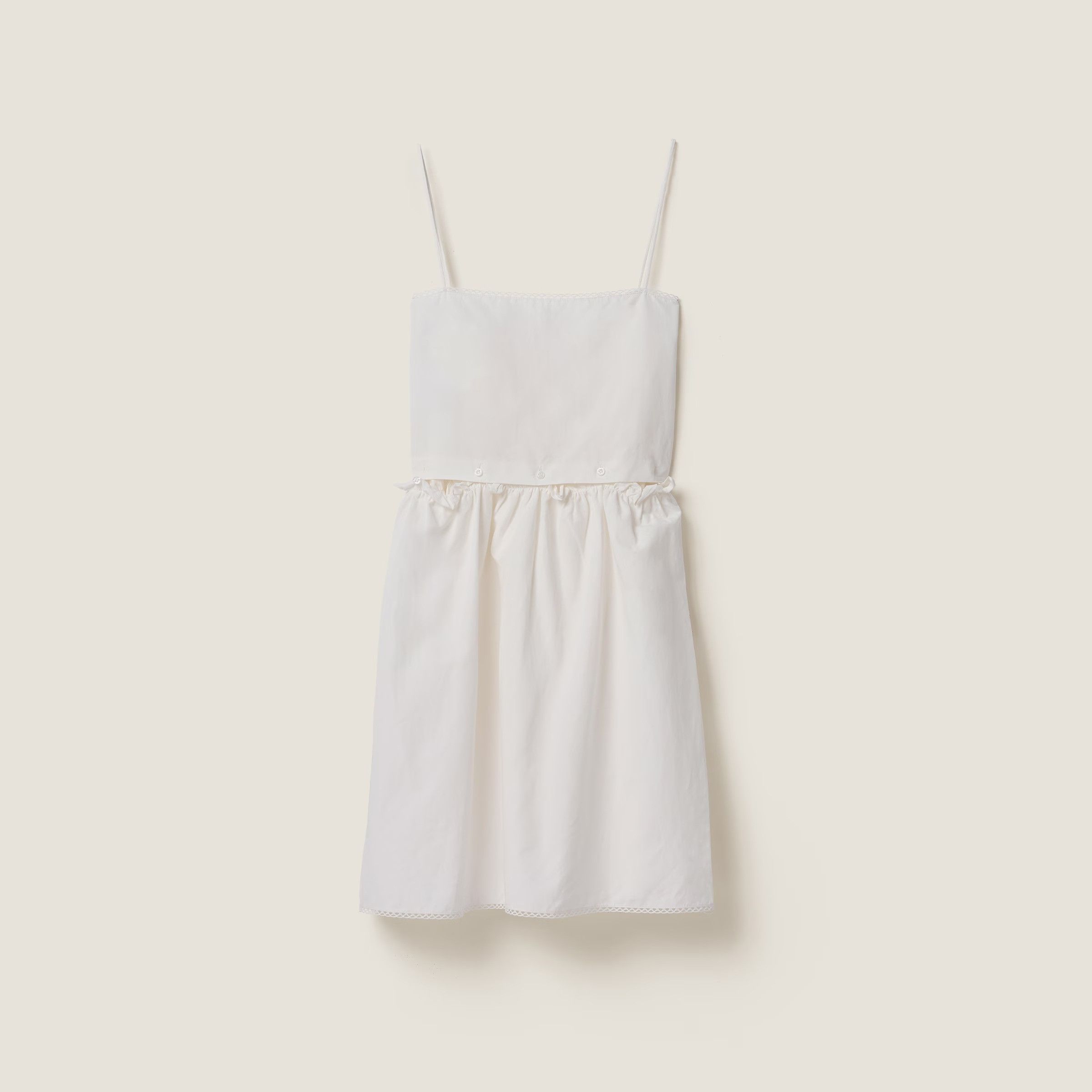 Miu Miu Miu Miu Flamed Poplin Dress tag size 40 Women - USA Duties Paid Size S / US 4 / IT 40 - 1 Preview