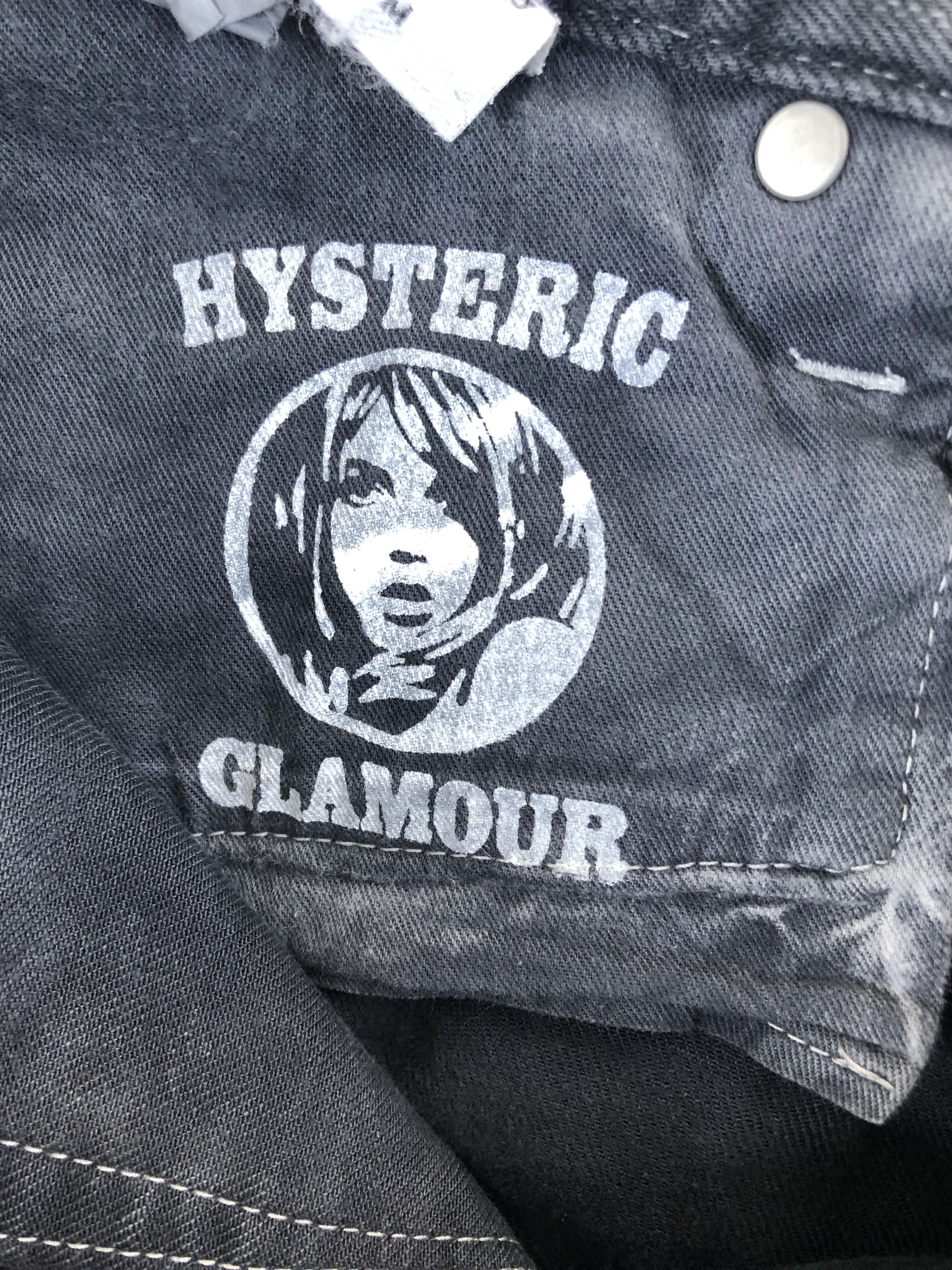 Hysteric Glamour Hysteric Glamour 00s Zip Pocket Washed Pants Black Grey Size US 30 / EU 46 - 9 Thumbnail