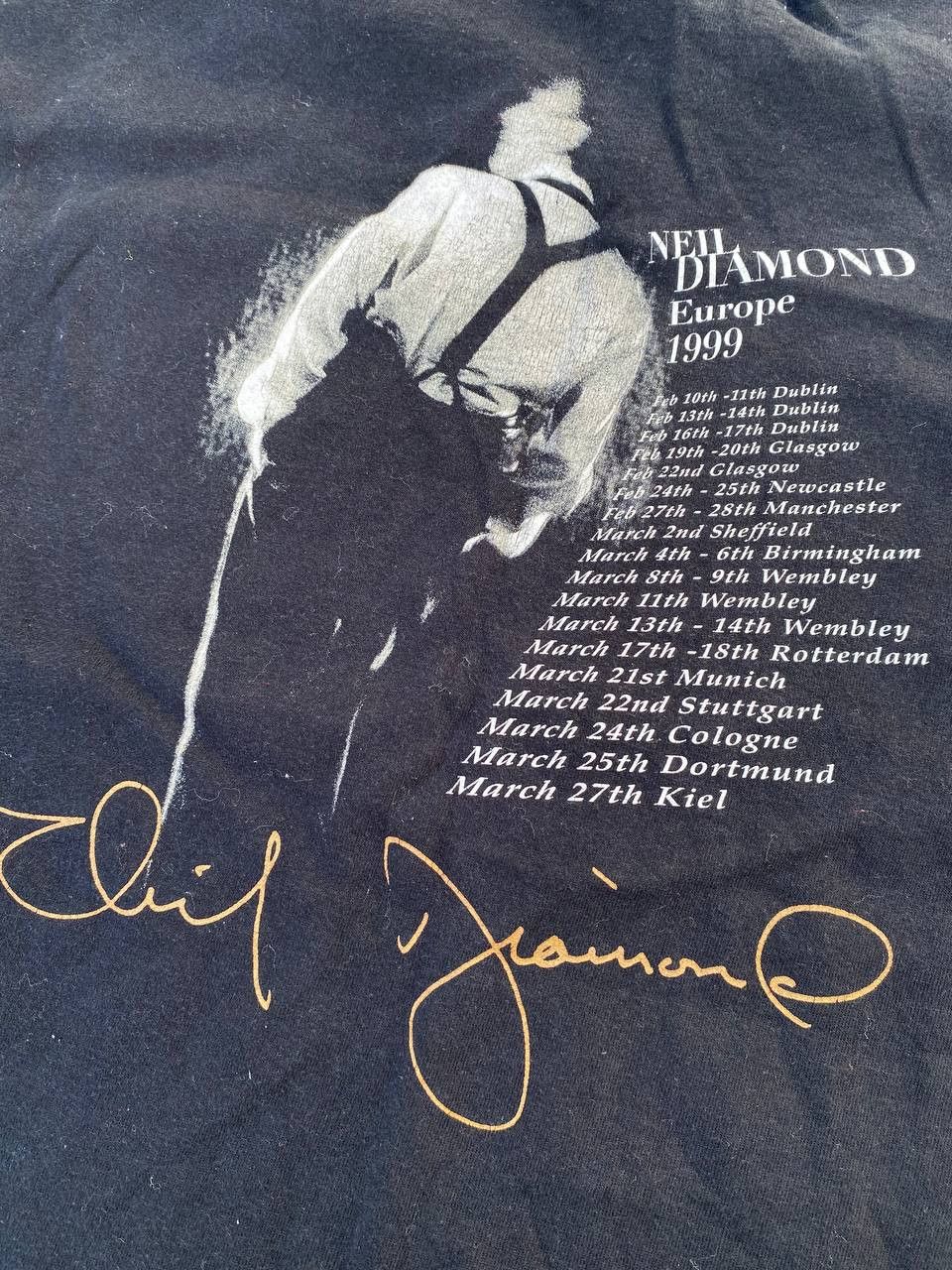 Band Tees × Vintage Vintage 1996 Neil Diamond Tour Tee Size US L / EU 52-54 / 3 - 8 Thumbnail