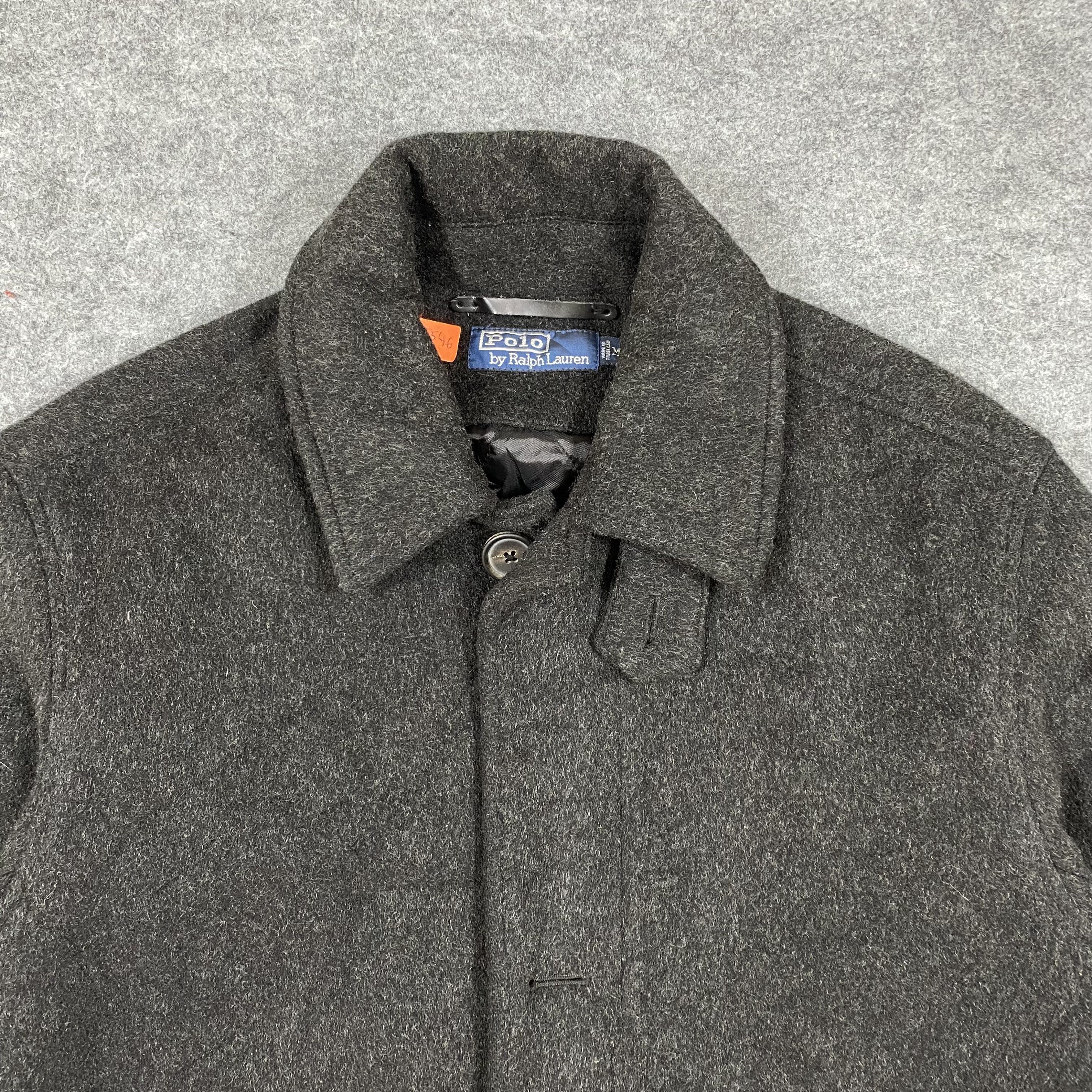RRL Ralph Lauren vintage 90s polo ralph lauren wool trench coat jacket-J546 Size US M / EU 48-50 / 2 - 7 Thumbnail