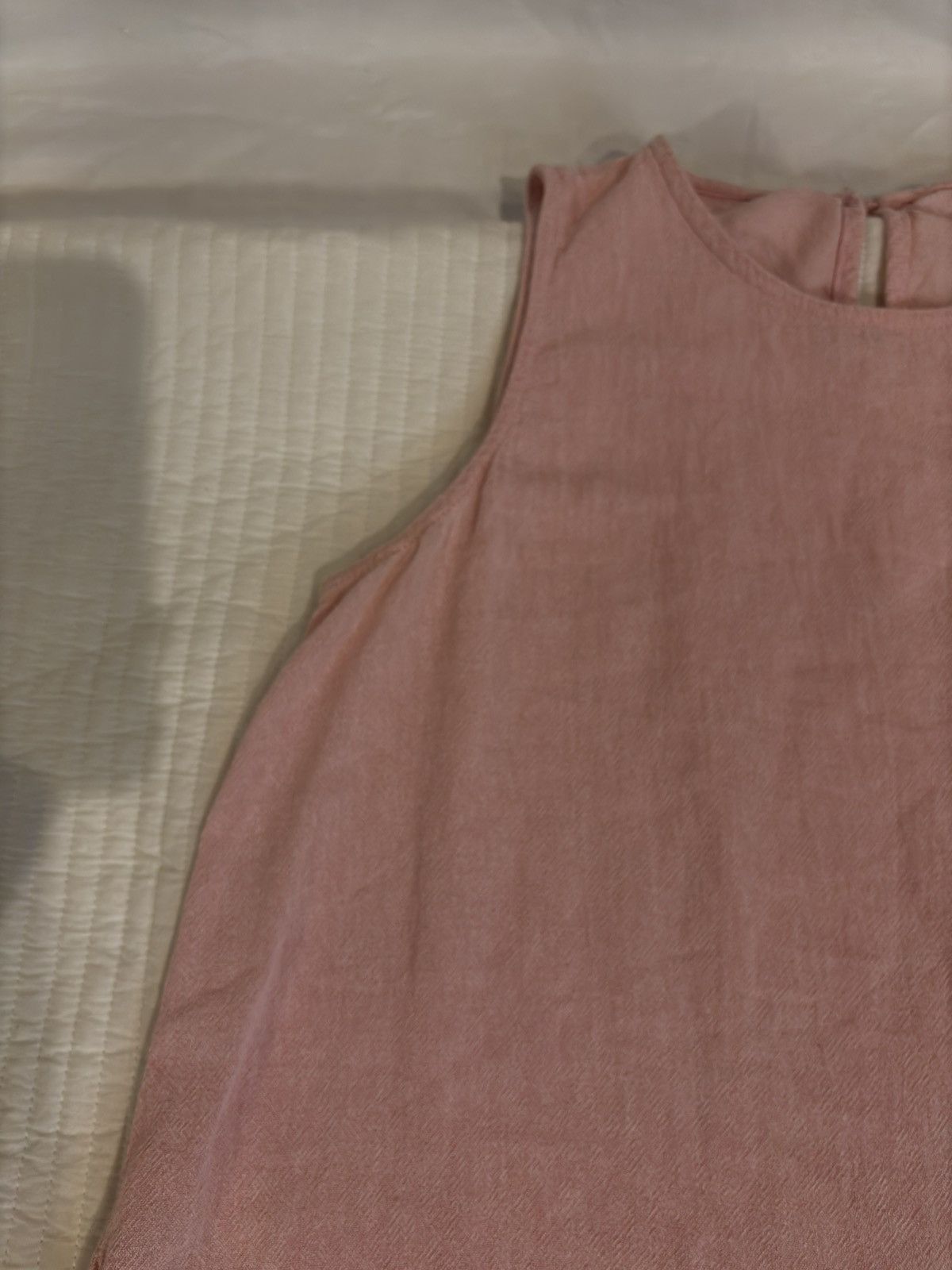 Other Pink sleeveless ruffle hem Dress.wd955 Size XS / US 0-2 / IT 36-38 - 3 Thumbnail