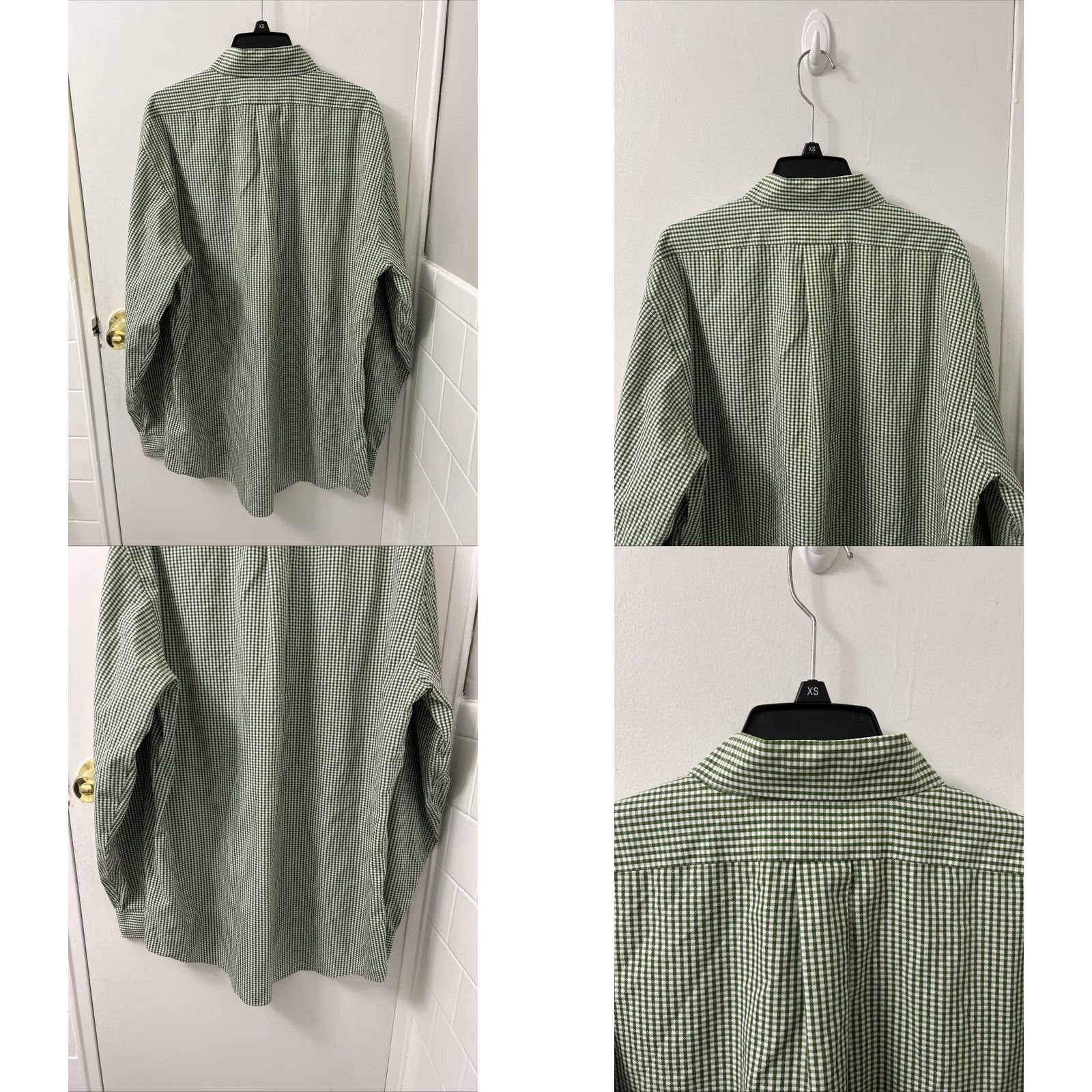 Brooks Brothers Brooks Brothers Original Polo Shirt Mens 16.5 Green Plaid Supima L/S Madison Button Down Collared Non-Iron Pockets Long Sleeve Vintage: No Size US XL / EU 56 / 4 - 8 Thumbnail