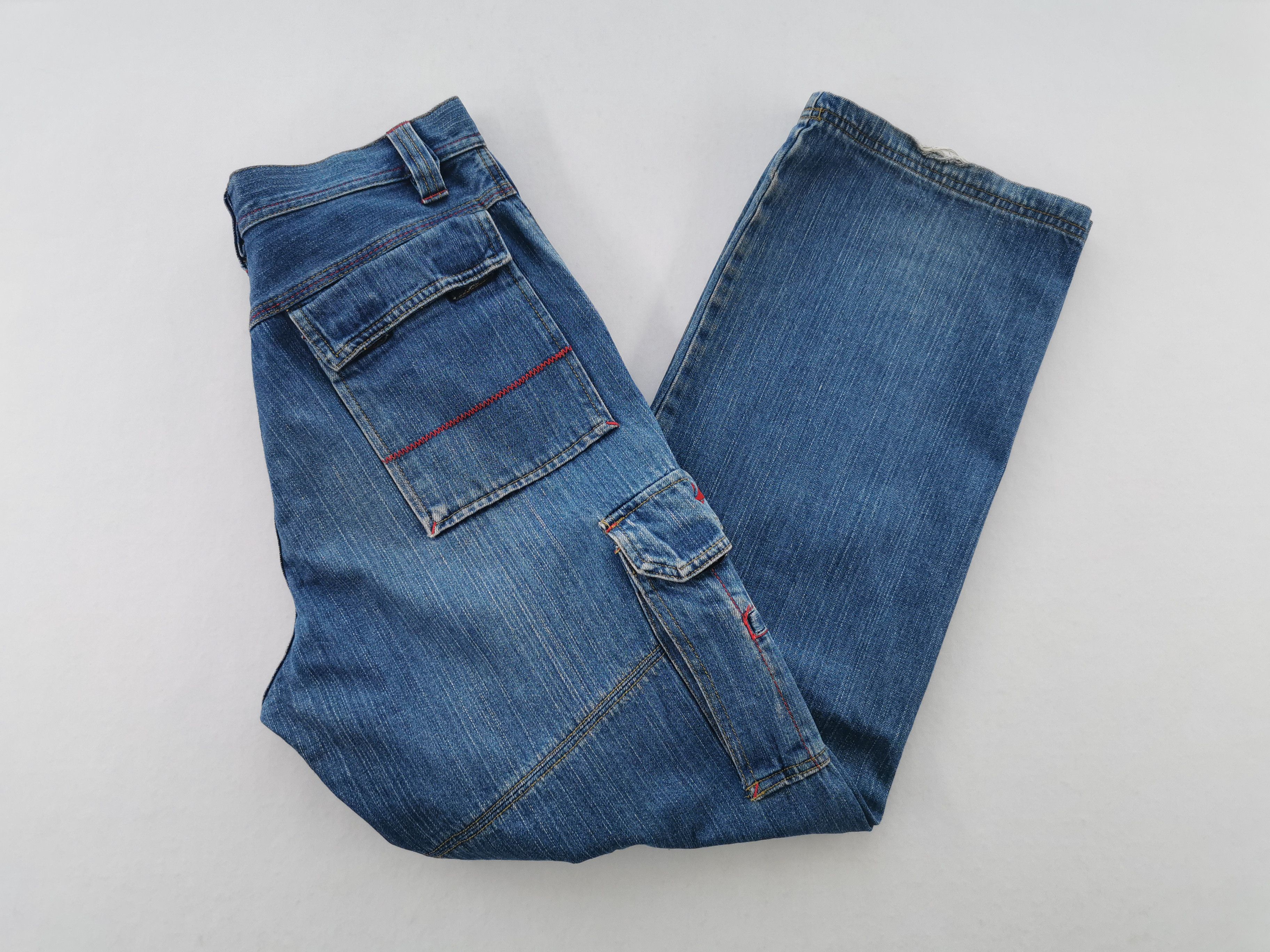 Vintage Vintage Piko Hawaiian Longboard Wear Cargo Denim Size M Size US 27 - 4 Thumbnail