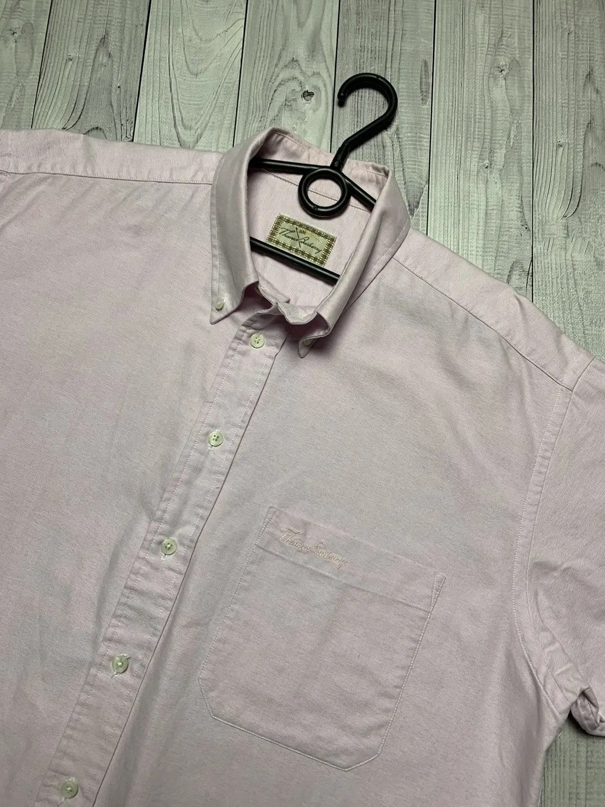 Burberry Vintage Thomas Burberry embroidered logo shirt size XL Size US XL / EU 56 / 4 - 2 Thumbnail