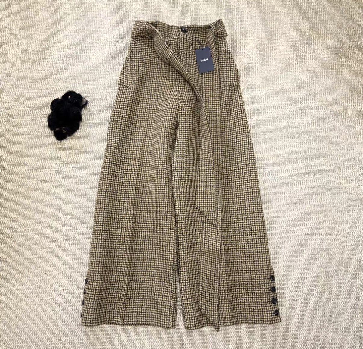 Egon Lab Egonlab "Only Lovers Left Alive" Brown Plaid Trousers J29 Size US 36 / EU 52 - 1 Thumbnail