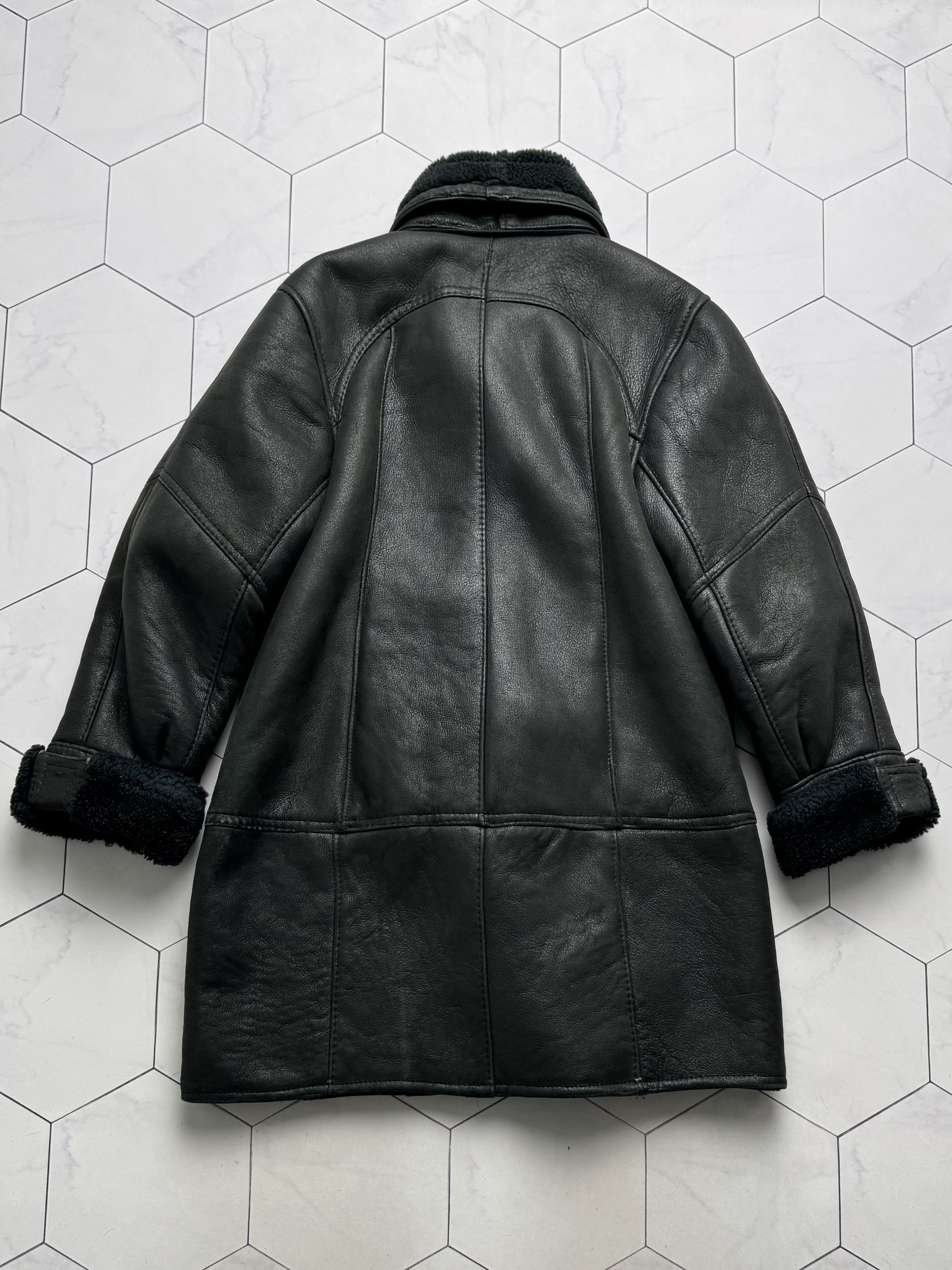 Vintage Vintage Real Sheepskin Coat (B250)D15E2 Size XL / US 12-14 / IT 48-50 - 16 Thumbnail