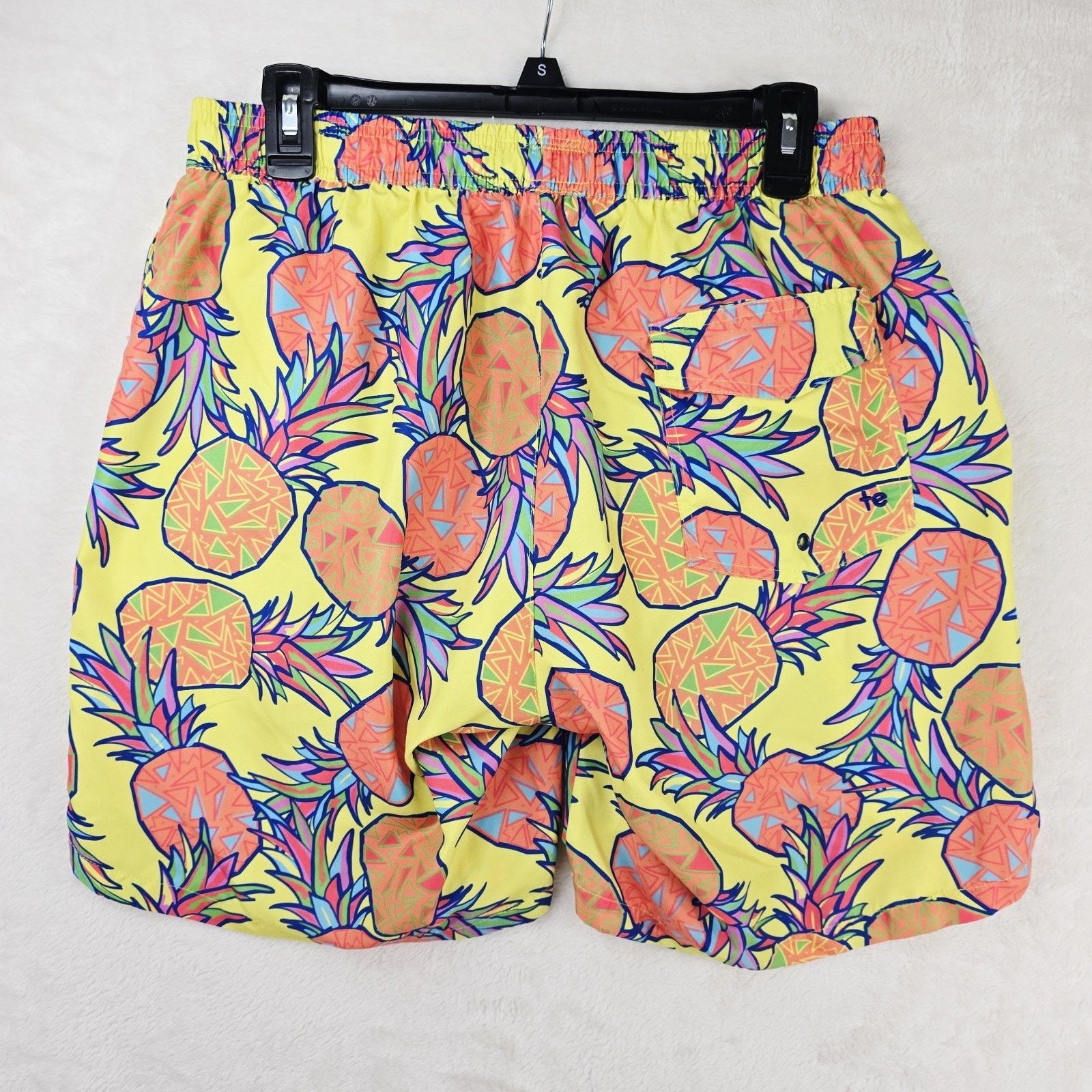 Tipsy Elves Tipsy Elves Board Shorts Mens XL Pineapple Swim Trunks Beach Size US 30 / EU 46 - 7 Thumbnail