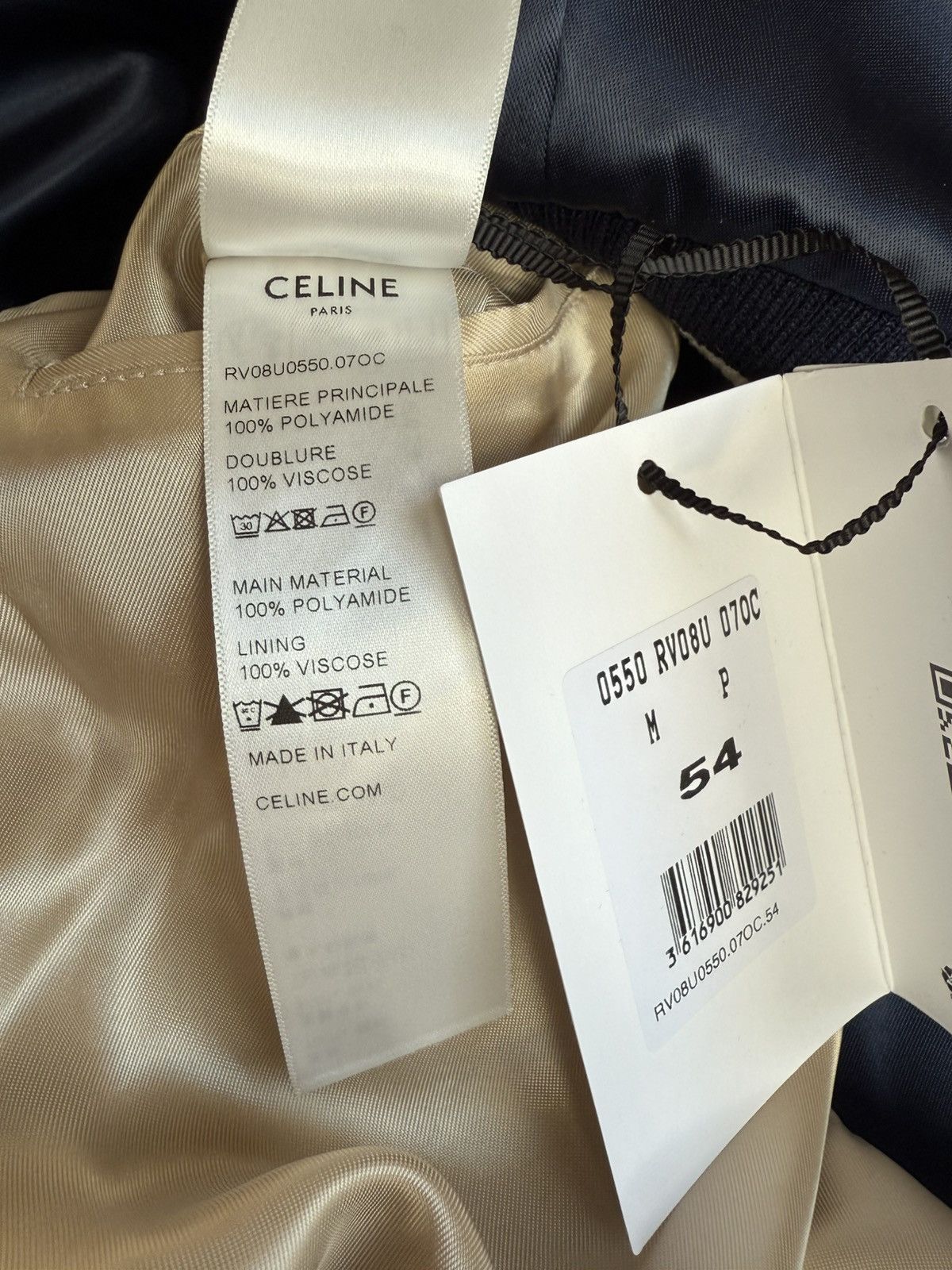 Celine $2.85k 🤑 Celine logo blue satin teddy jacket Hedi Slimane 54 Size US L / EU 52-54 / 3 - 19 Thumbnail