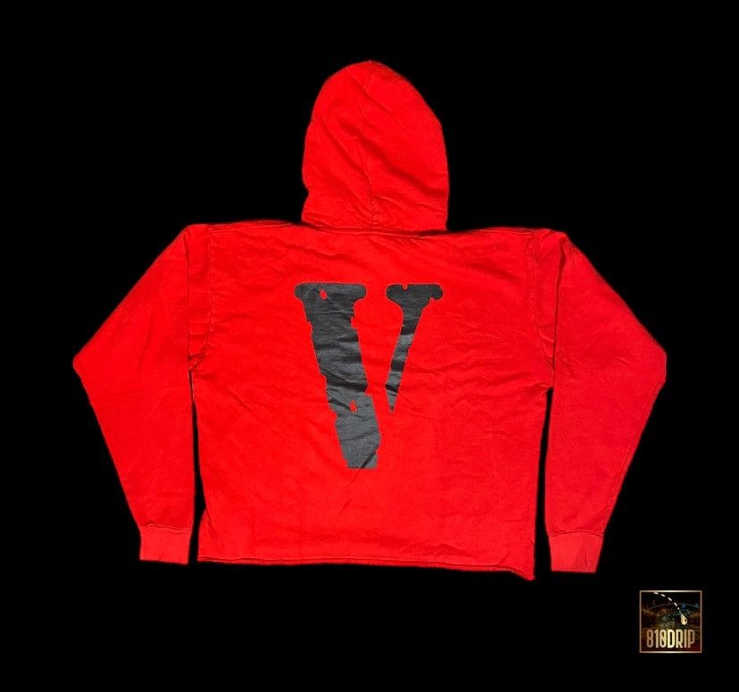 Vlone Vlone Black Friends Red Hoodie (M) Size US M / EU 48-50 / 2 - 2 Thumbnail