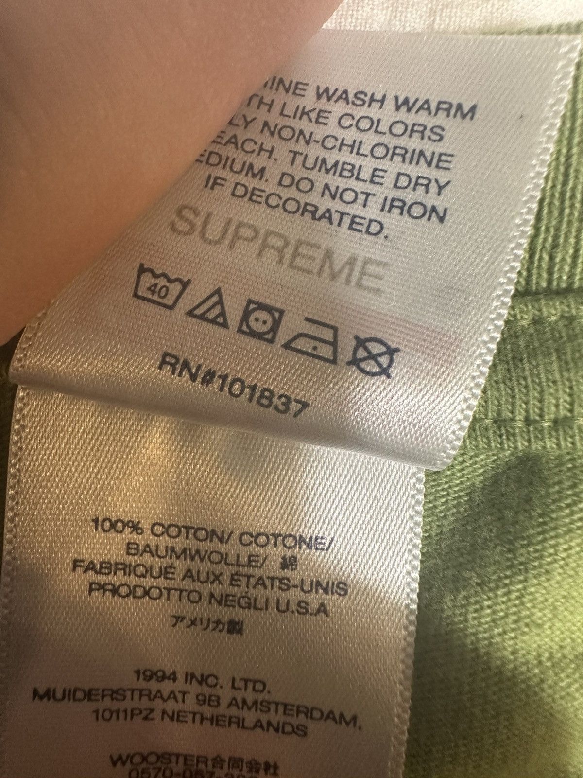 Supreme SUPREME FUTURA TEE BRAND NEW- GREEN/MEDIUM Size US M / EU 48-50 / 2 - 4 Thumbnail