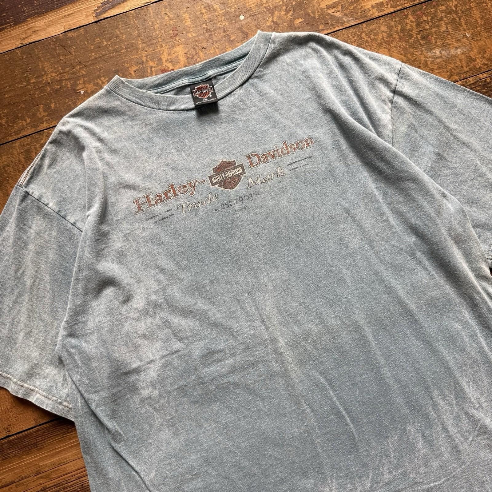 Harley Davidson Vintage Y2K Sun Faded Harley Davidson Daytona T Shirt Size US XXL / EU 58 / 5 - 3 Thumbnail