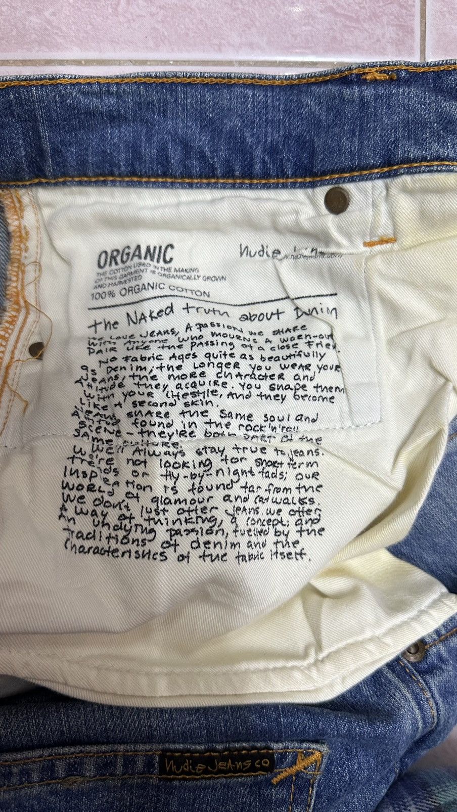 Nudie Jeans Nudie Slimfit Jeans Size US 30 / EU 46 - 4 Thumbnail