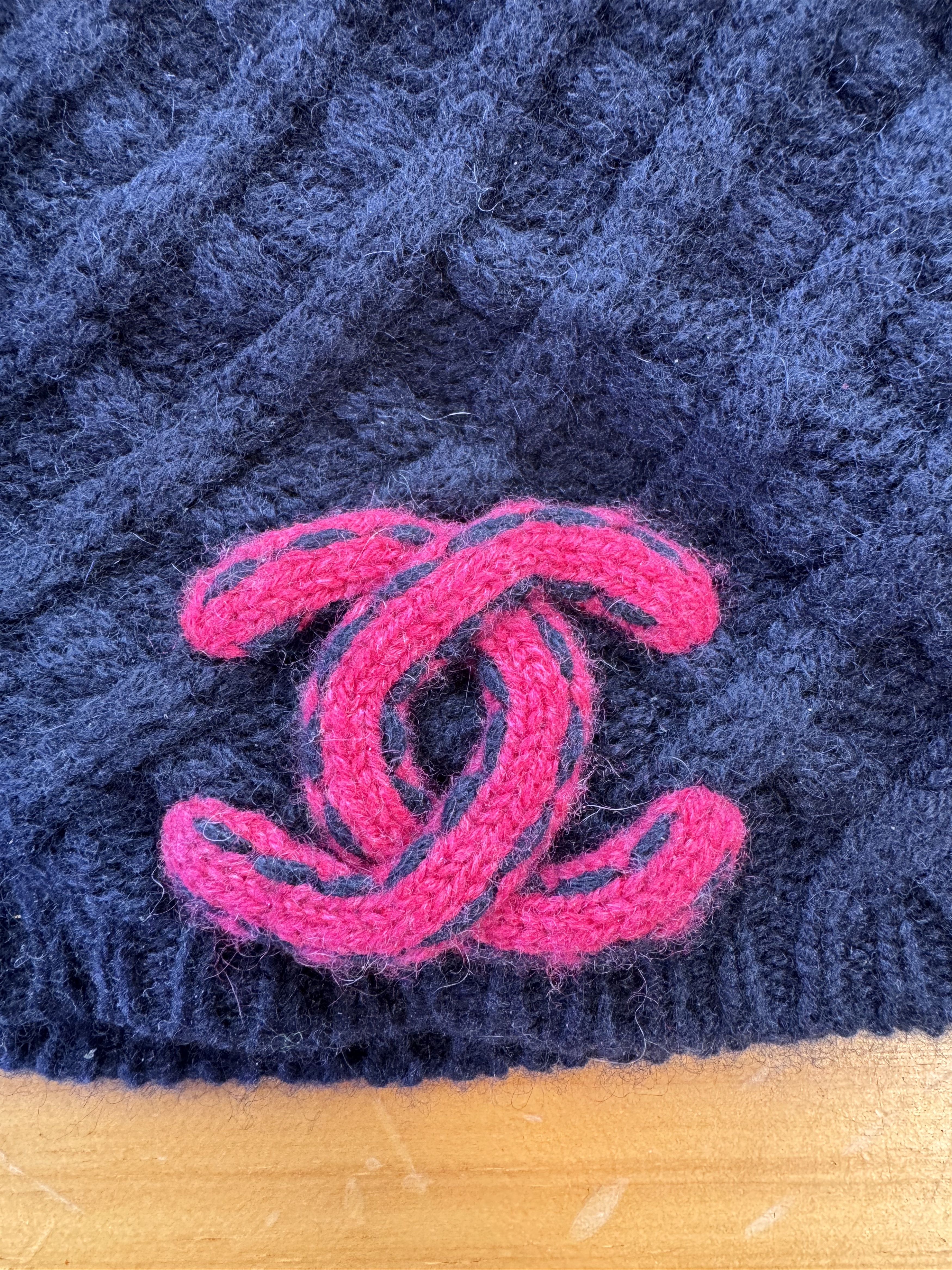 Chanel Rare Chanel Knit Beanie Size ONE SIZE - 2 Thumbnail