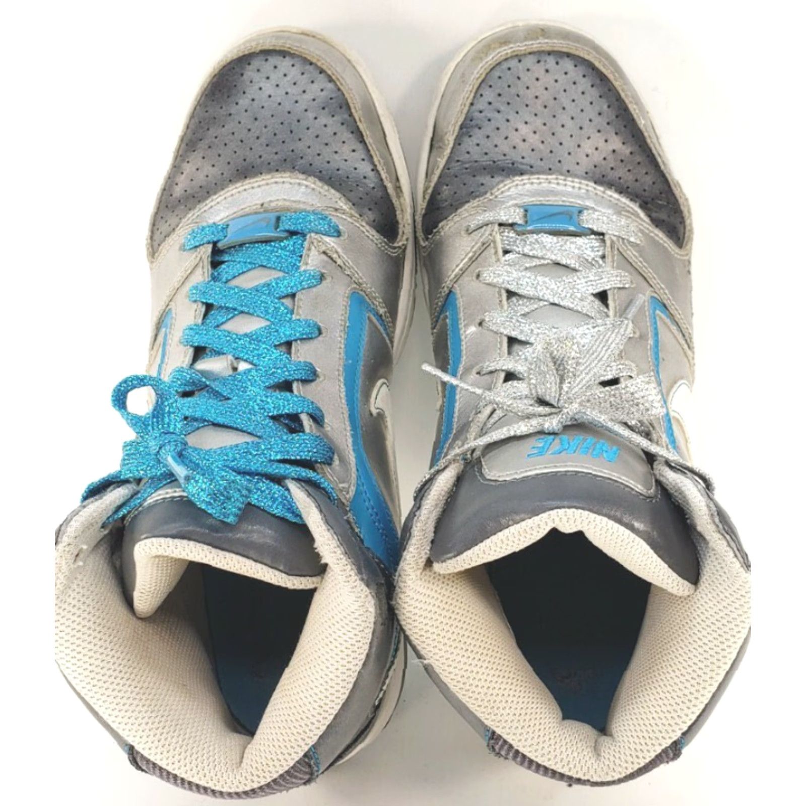 Nike Nike Air Prestige 2 High Women High Tops 8.5 Silver-University Blue Nike Air Prestige 2 High Womens 8.5 High Tops Silver Blue"} Size US 9 / IT 39 - 6 Thumbnail