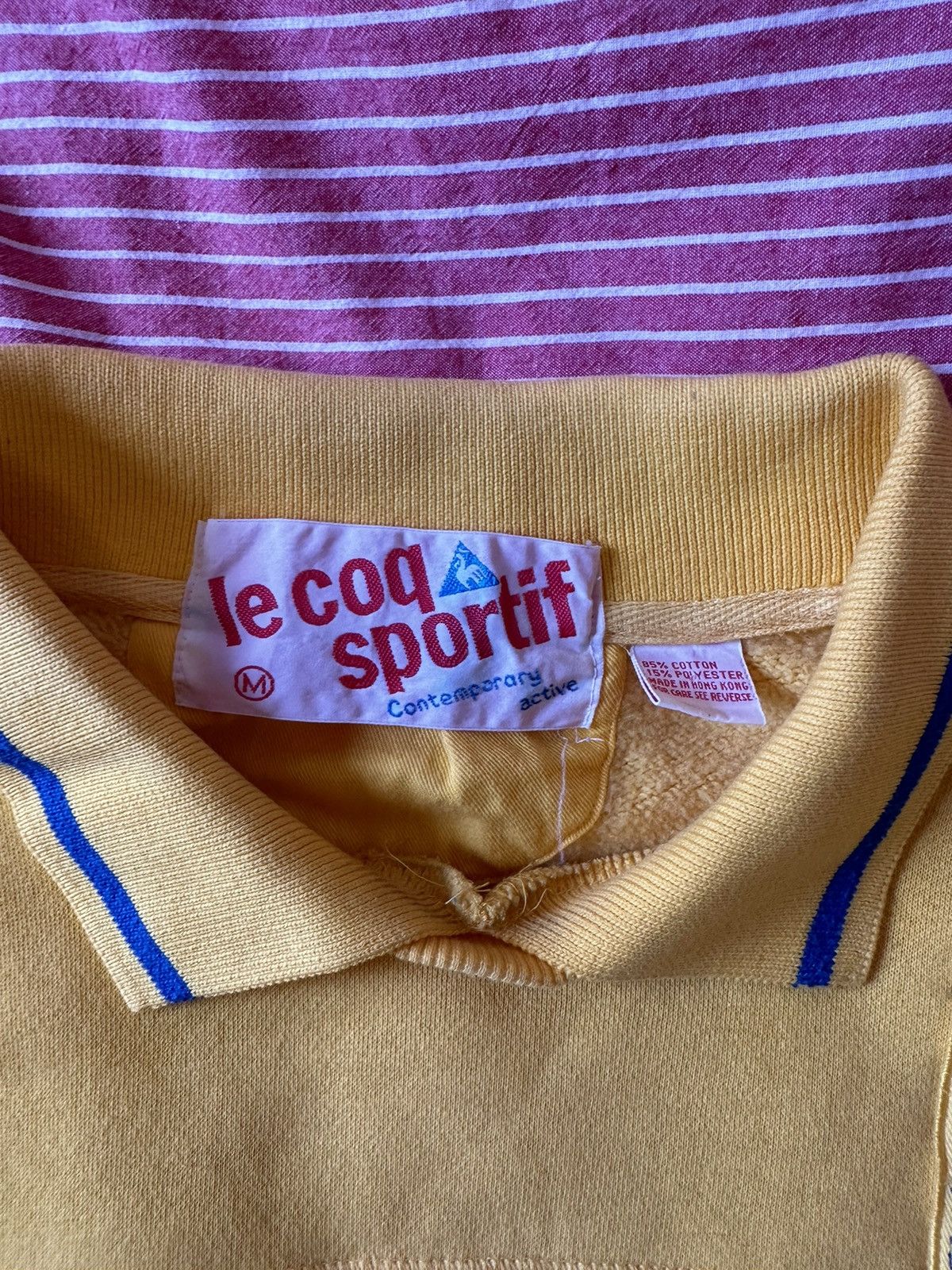 Le Coq Sportif Le Coq Sportif Collared Crewneck Sweater Size US M / EU 48-50 / 2 - 4 Thumbnail
