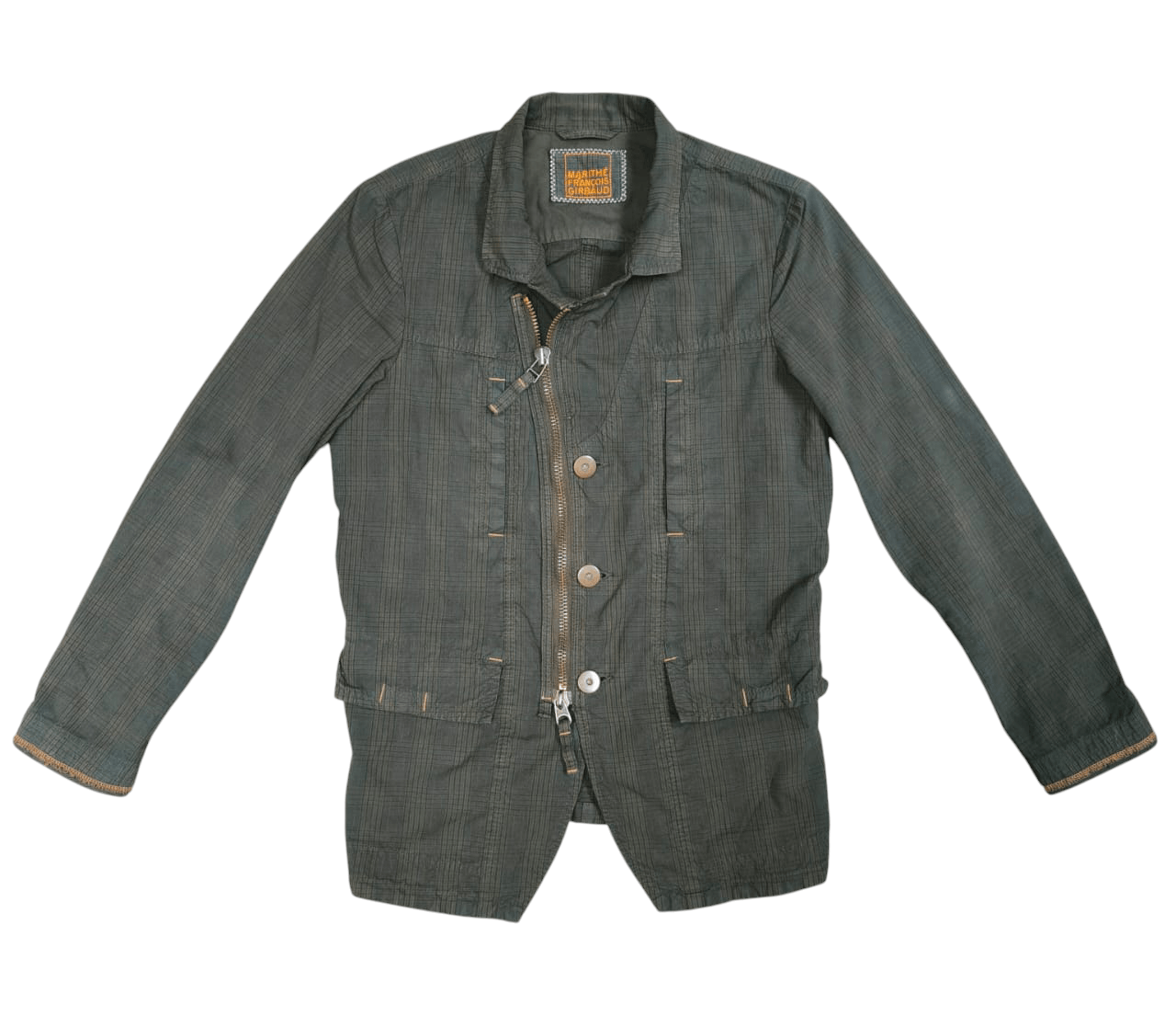 Marithe + Francois Girbaud Tartan Jacket Marithe Francouis Girbaud Size M / US 6-8 / IT 42-44 - 4 Thumbnail