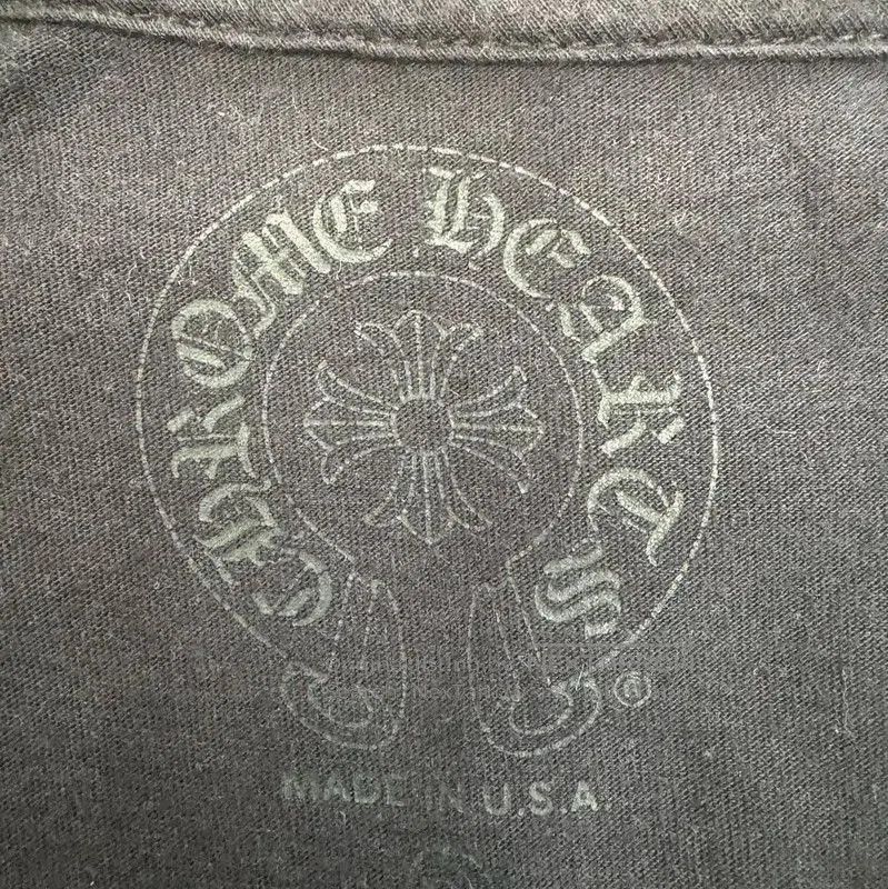 Chrome Hearts Chrome Hearts Black Cotton T-Shirt with Floral Design . Size US XXL / EU 58 / 5 - 6 Thumbnail