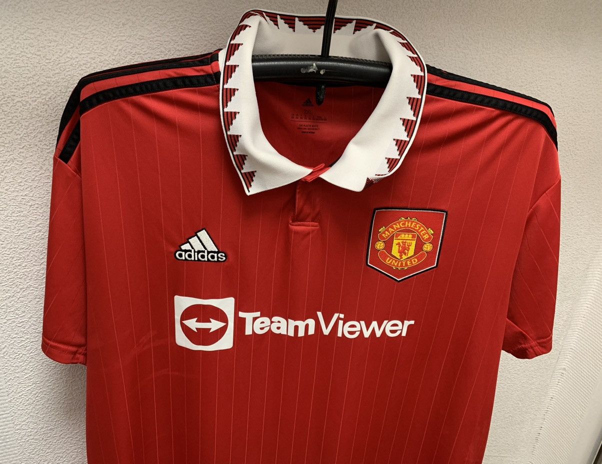 Adidas Manchester United adidas soccer jersey 2xl xxl teamviewer Size US XXL / EU 58 / 5 - 2 Thumbnail