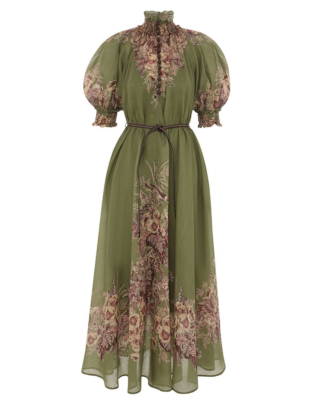 Zimmermann oc11z0525 Ottie Swing Maxi Dress in Multicolor Size L / US 10 / IT 46 - 1 Thumbnail