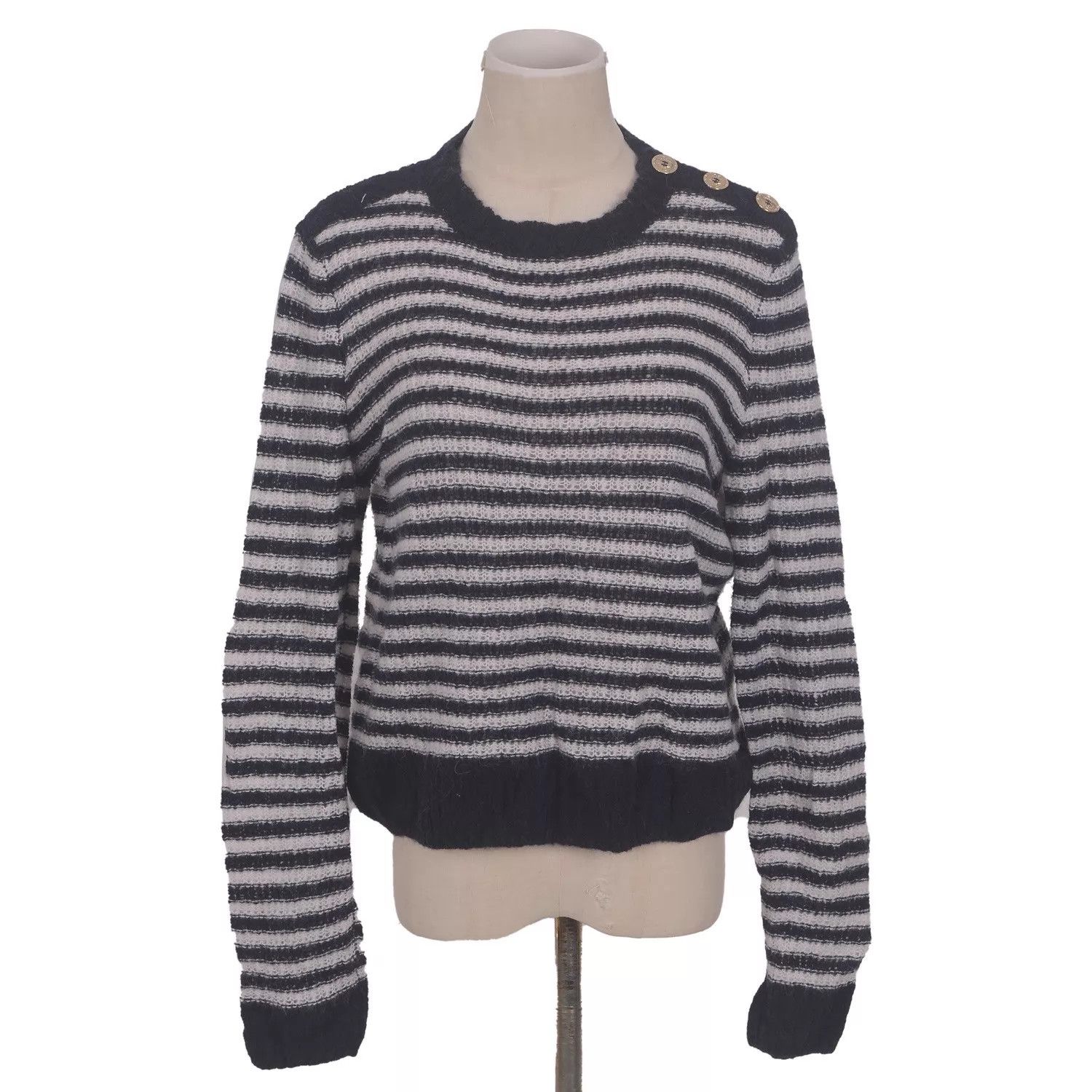 Dior DIOR striped sweater Size S / US 4 / IT 40 - 1 Thumbnail