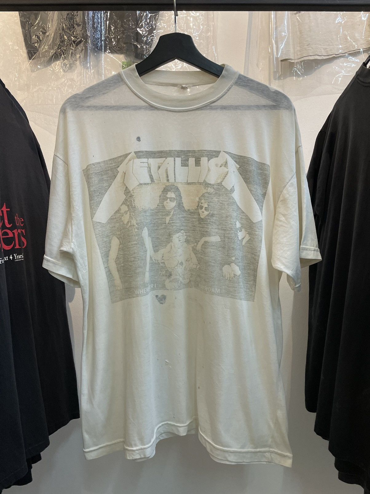 Band Tees Rare Metallica 80's Size US XL / EU 56 / 4 - 2 Thumbnail