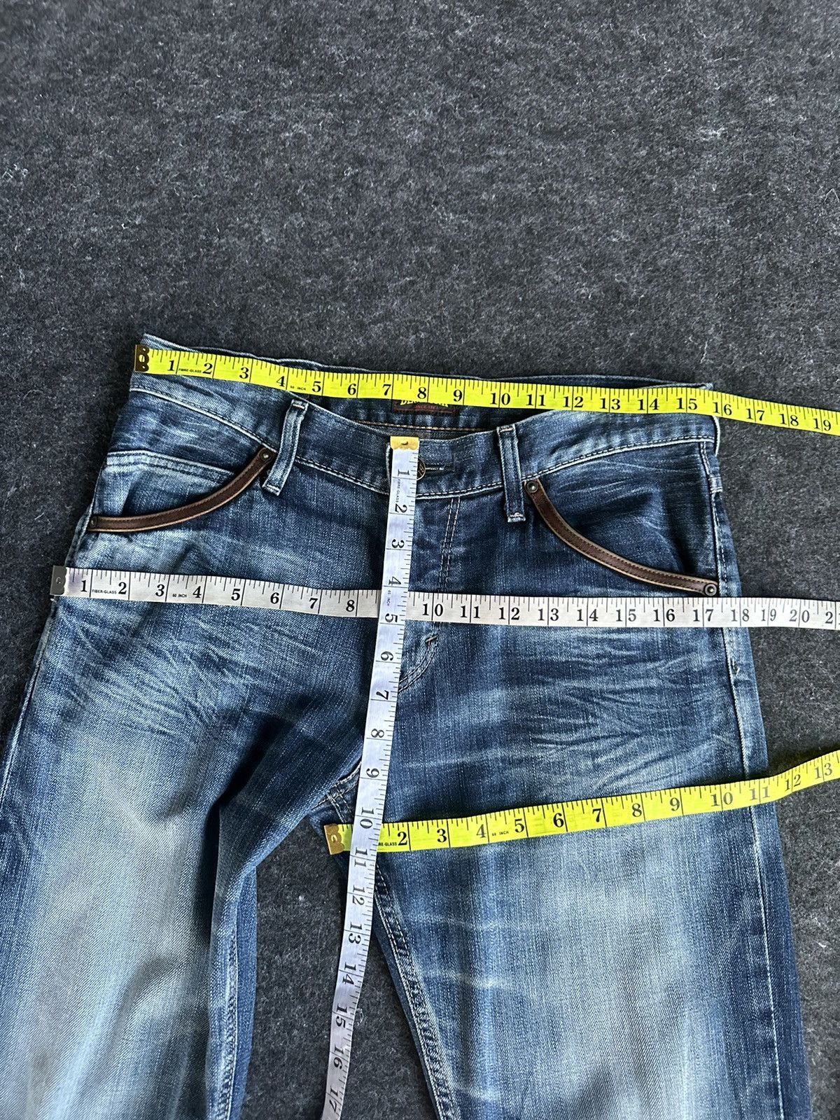 Edwin Vintage 90s Edwin Blue Trip Stone Washed Denim 30x29 D382 Size US 30 / EU 46 - 10 Thumbnail