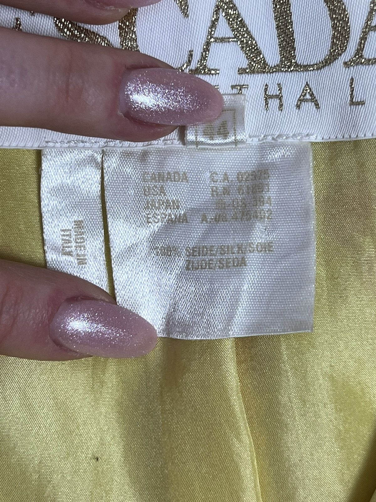 Escada Escada Butterfly yellow / orange women’s blazer Size M / US 6-8 / IT 42-44 - 12 Thumbnail