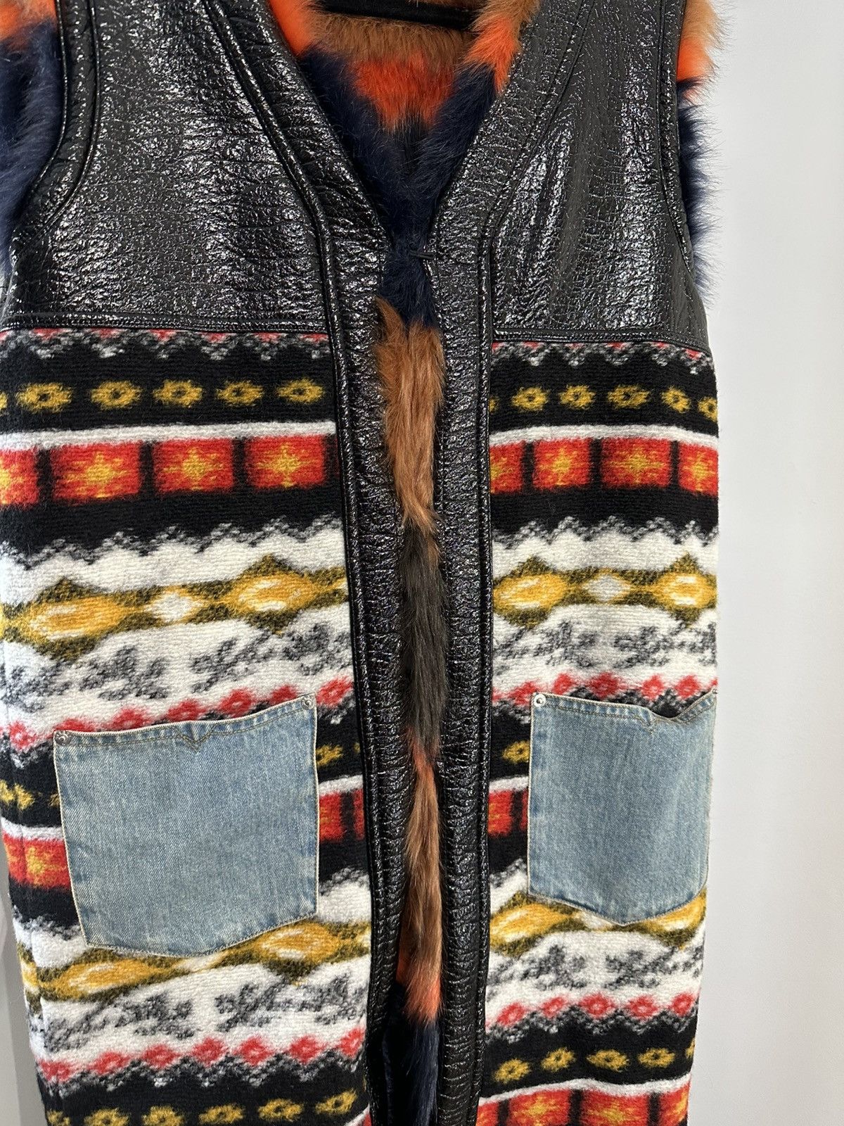 Diesel Diesel Tribal Long Vest Size S / US 4 / IT 40 - 5 Thumbnail