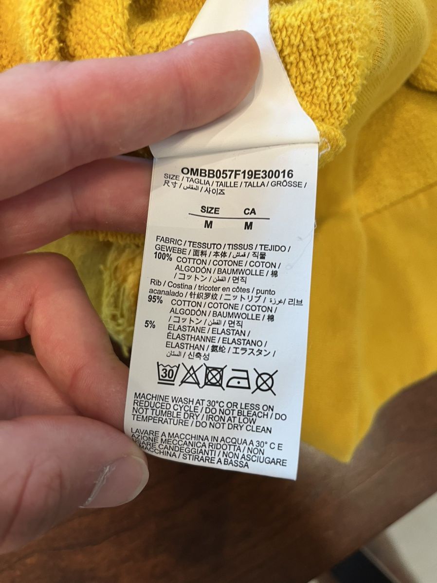 Off-White off white oversized industrial Y013 hoodie Size US M / EU 48-50 / 2 - 8 Thumbnail