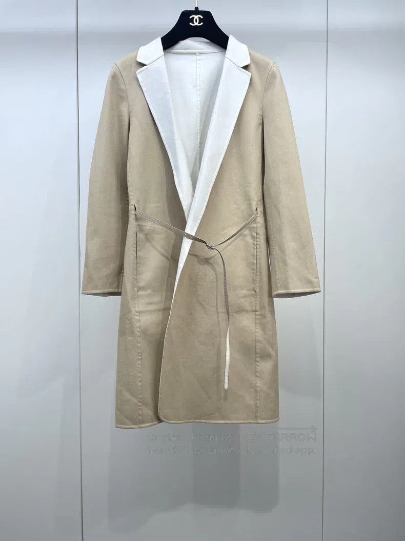 Loro Piana Loro Piana Two-Tone Belted Jacket Size XXS / US 00 / IT 34 - 1 Thumbnail