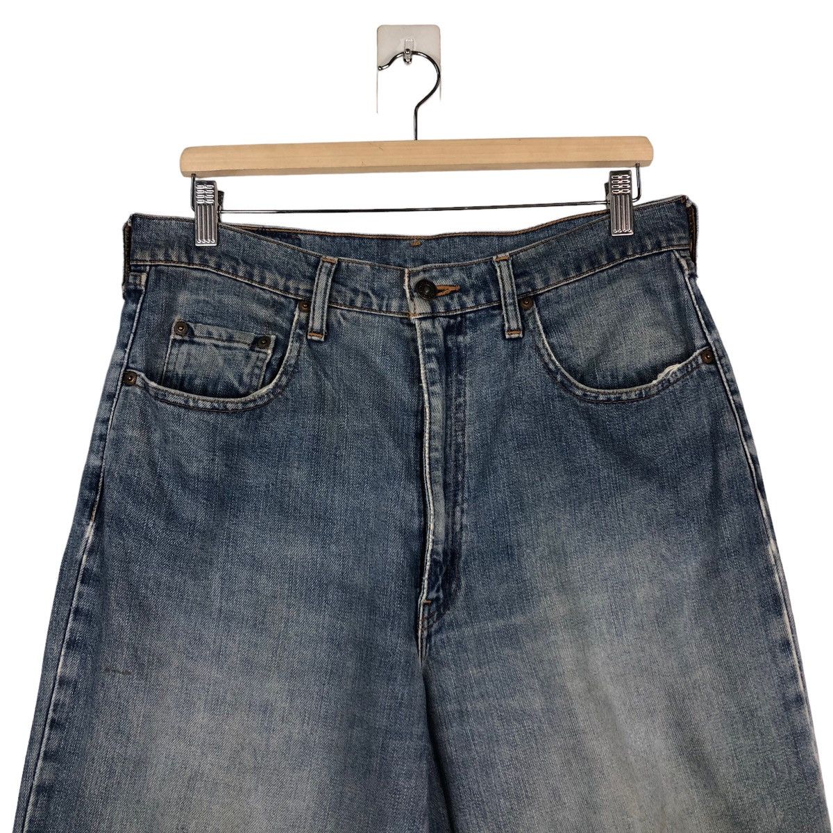 Levi's 🔥Vintage Levi’s Biker Denim Jeans Distressed Japan Size US 34 / EU 50 - 3 Thumbnail