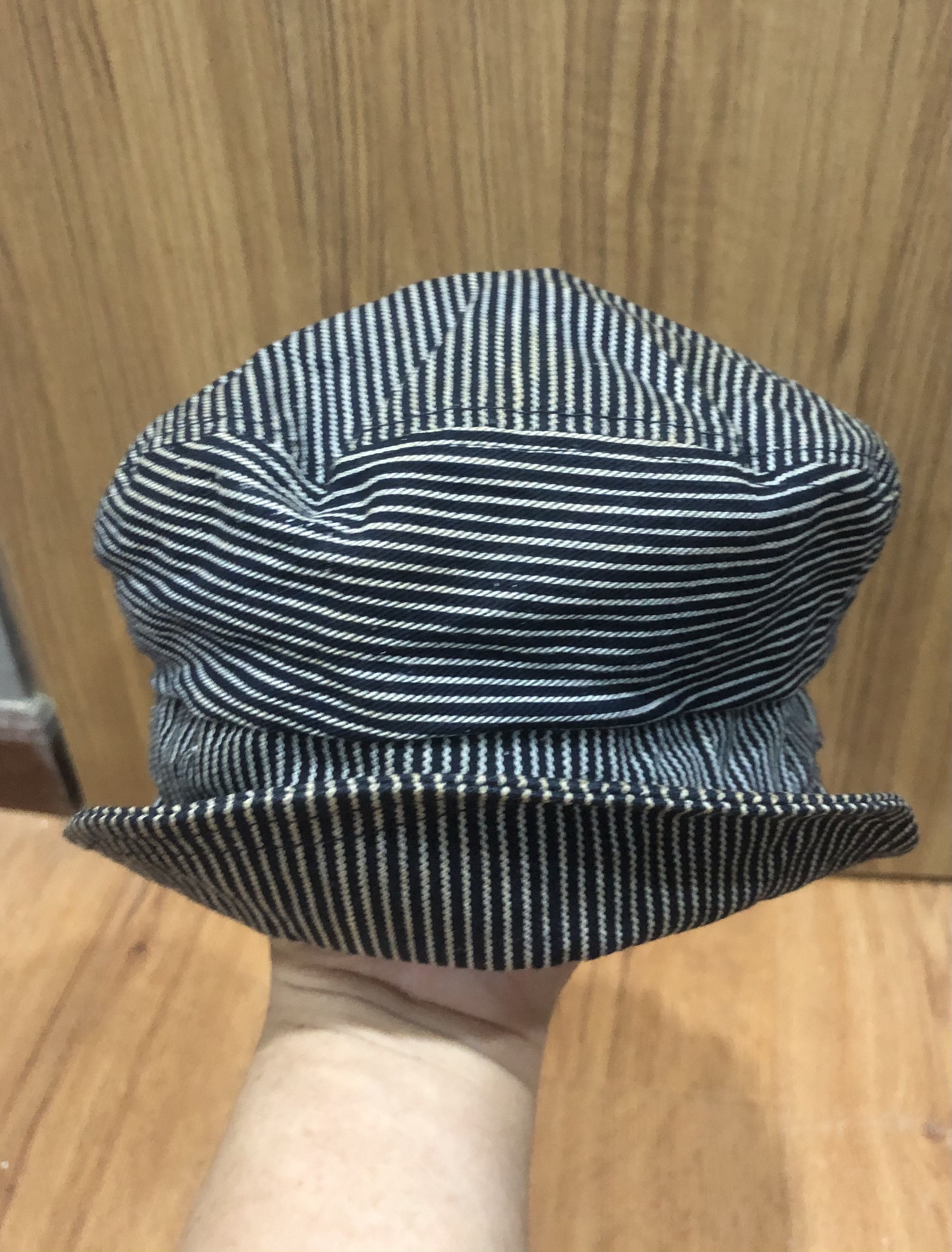 45rpm 45rpm Hickory Stripe Hat Mechanic Cap Size ONE SIZE - 6 Thumbnail