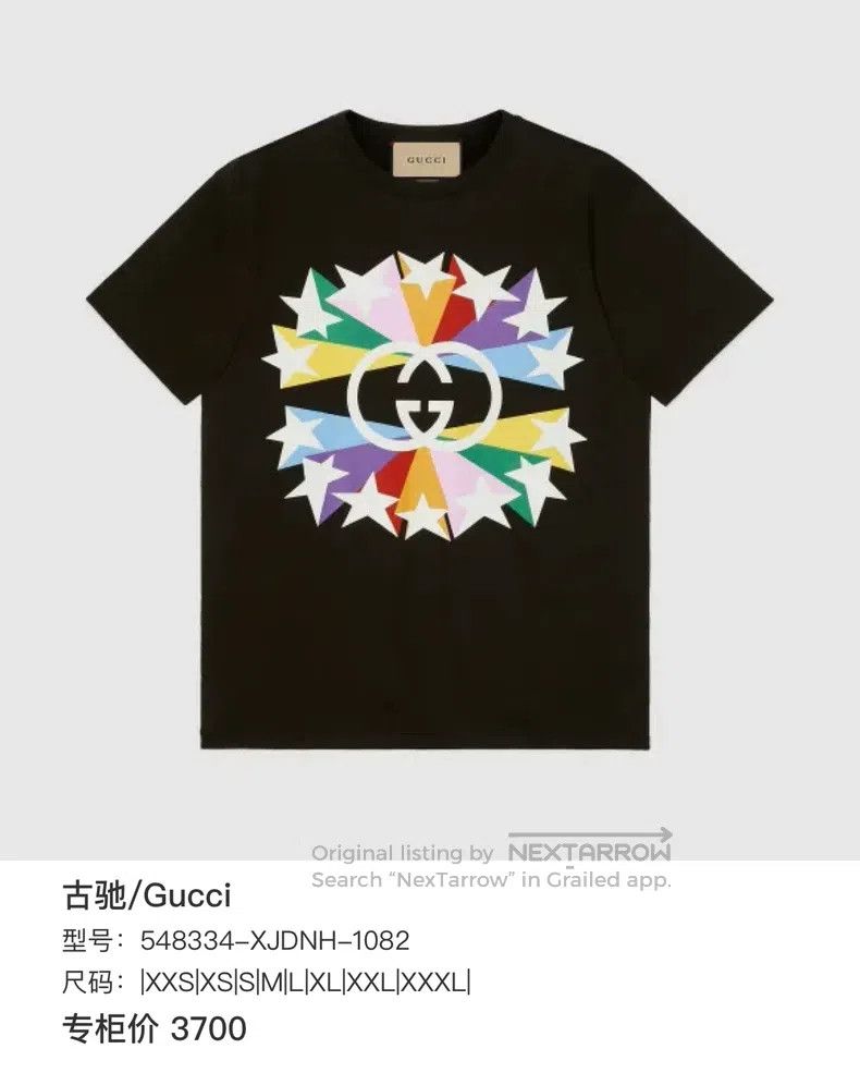 Gucci Gucci FW21 interlocking double G-star Logo printed short-s Size US S / EU 44-46 / 1 - 8 Thumbnail