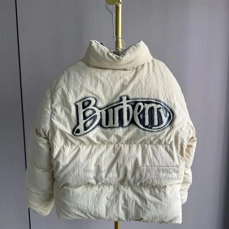 Burberry Burberry Women's Light Yellow Down Jacket. Size L / US 10 / IT 46 - 1 Thumbnail